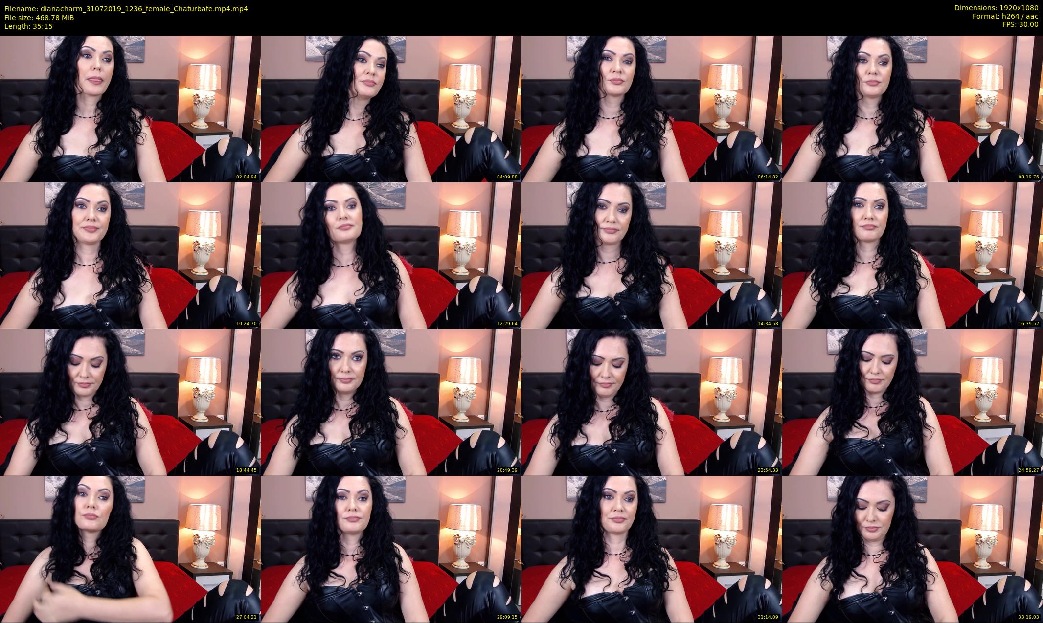 dianacharm — 36 minute Chaturbate female cam show recording, 1080p, Jul 31, 2019