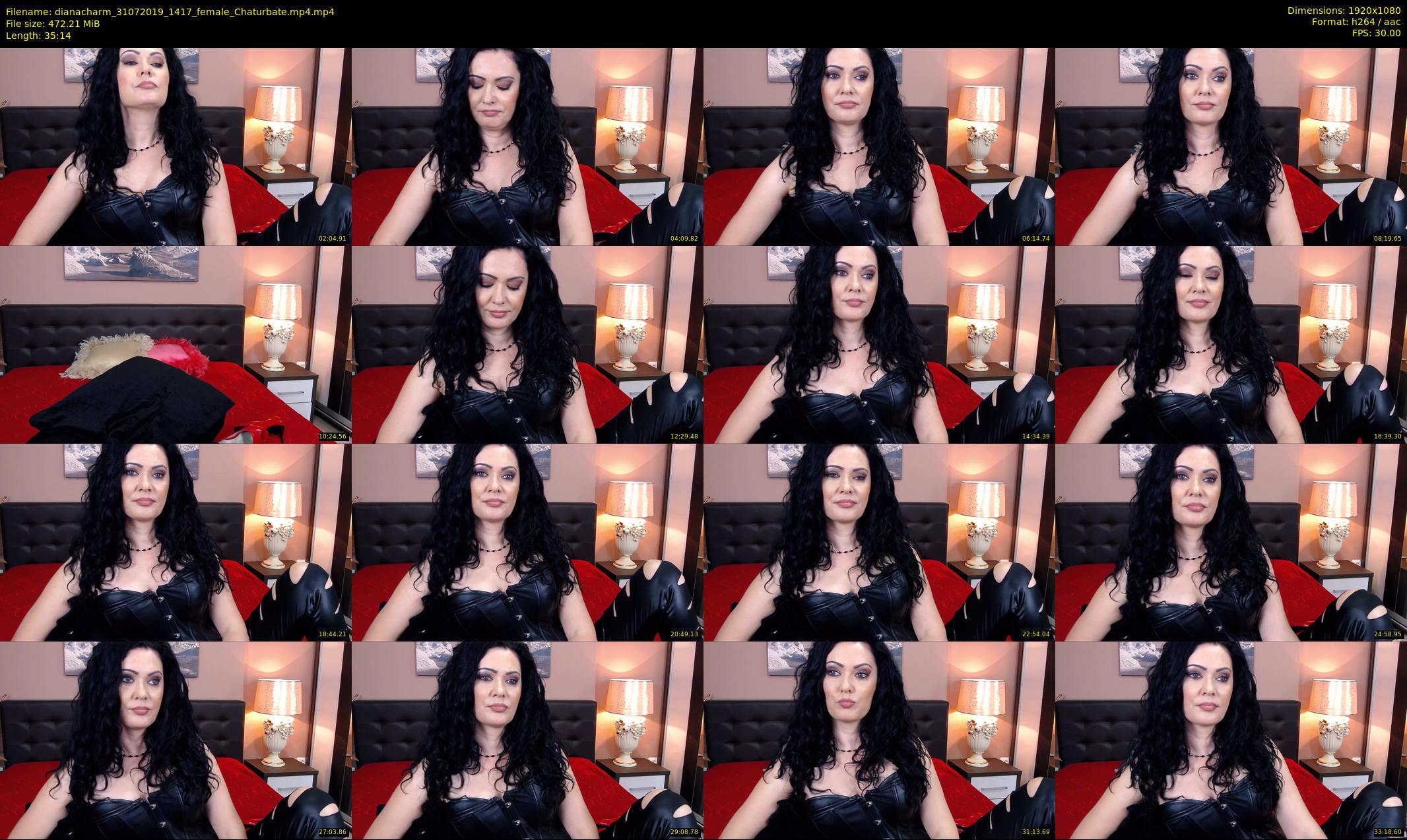 dianacharm — 36 minute Chaturbate female cam show recording, 1080p, Jul 31, 2019