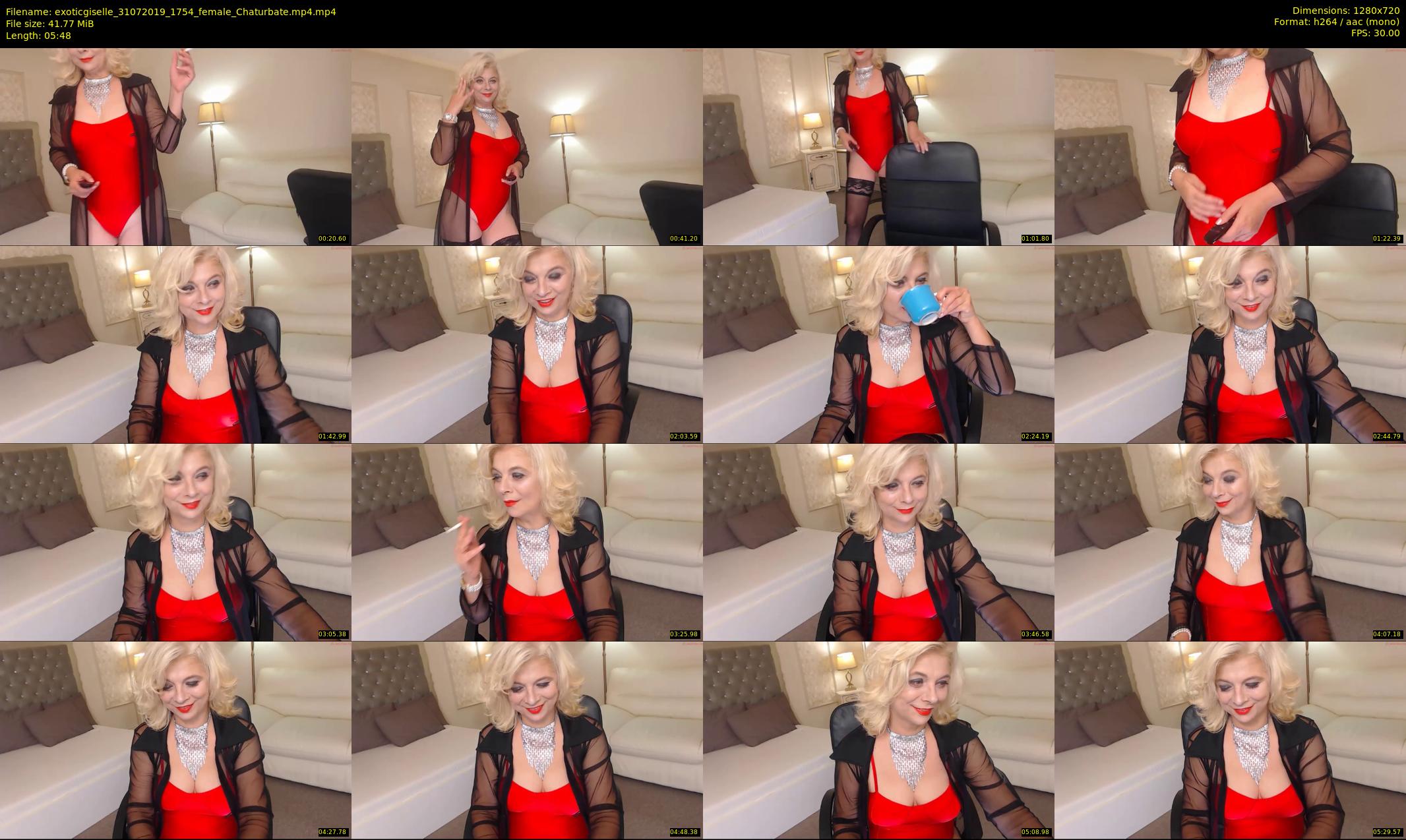 exoticgiselle — 6 minute Chaturbate female cam show recording, 720p, Jul 31, 2019