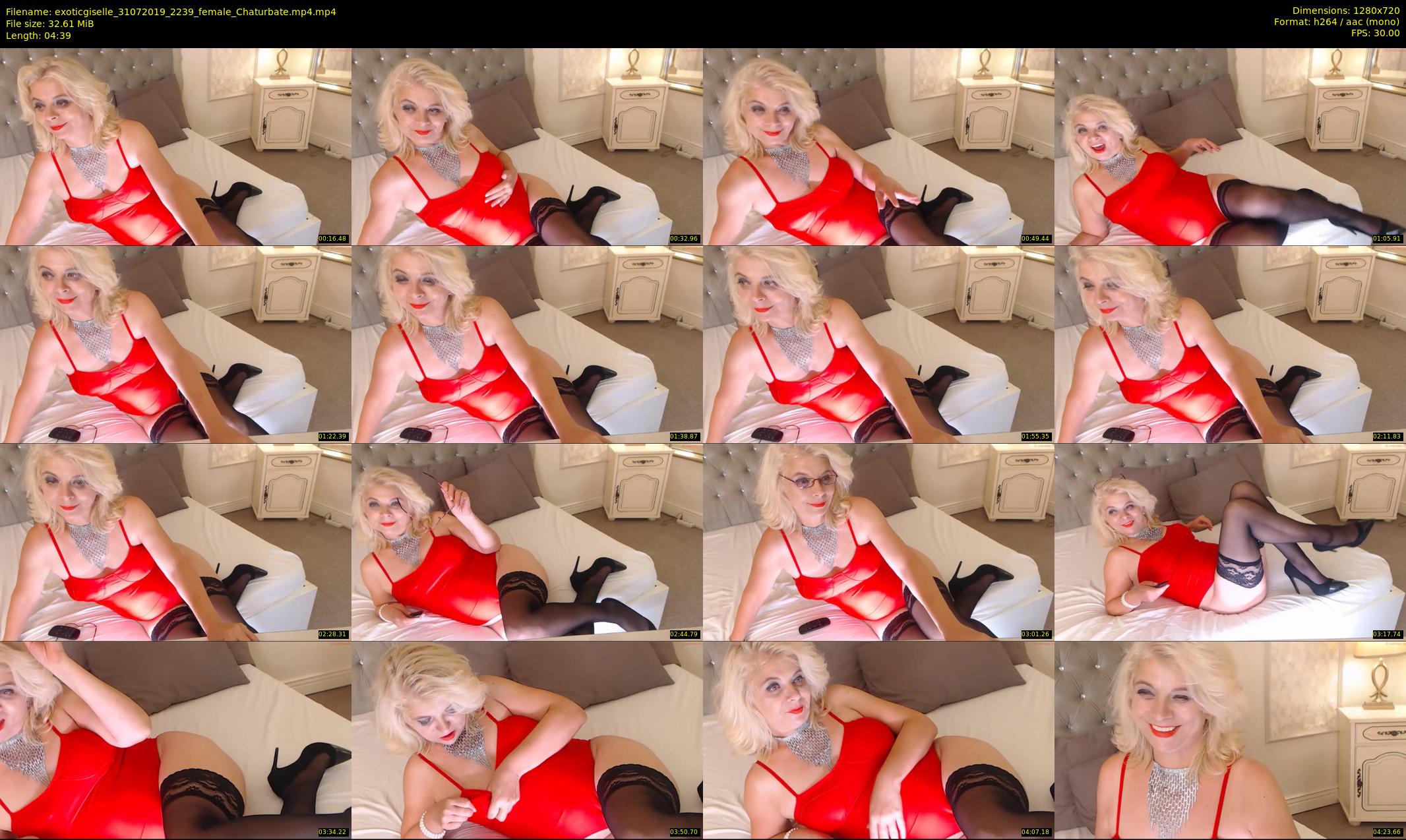 exoticgiselle — 5 minute Chaturbate female cam show recording, 720p, Jul 31, 2019