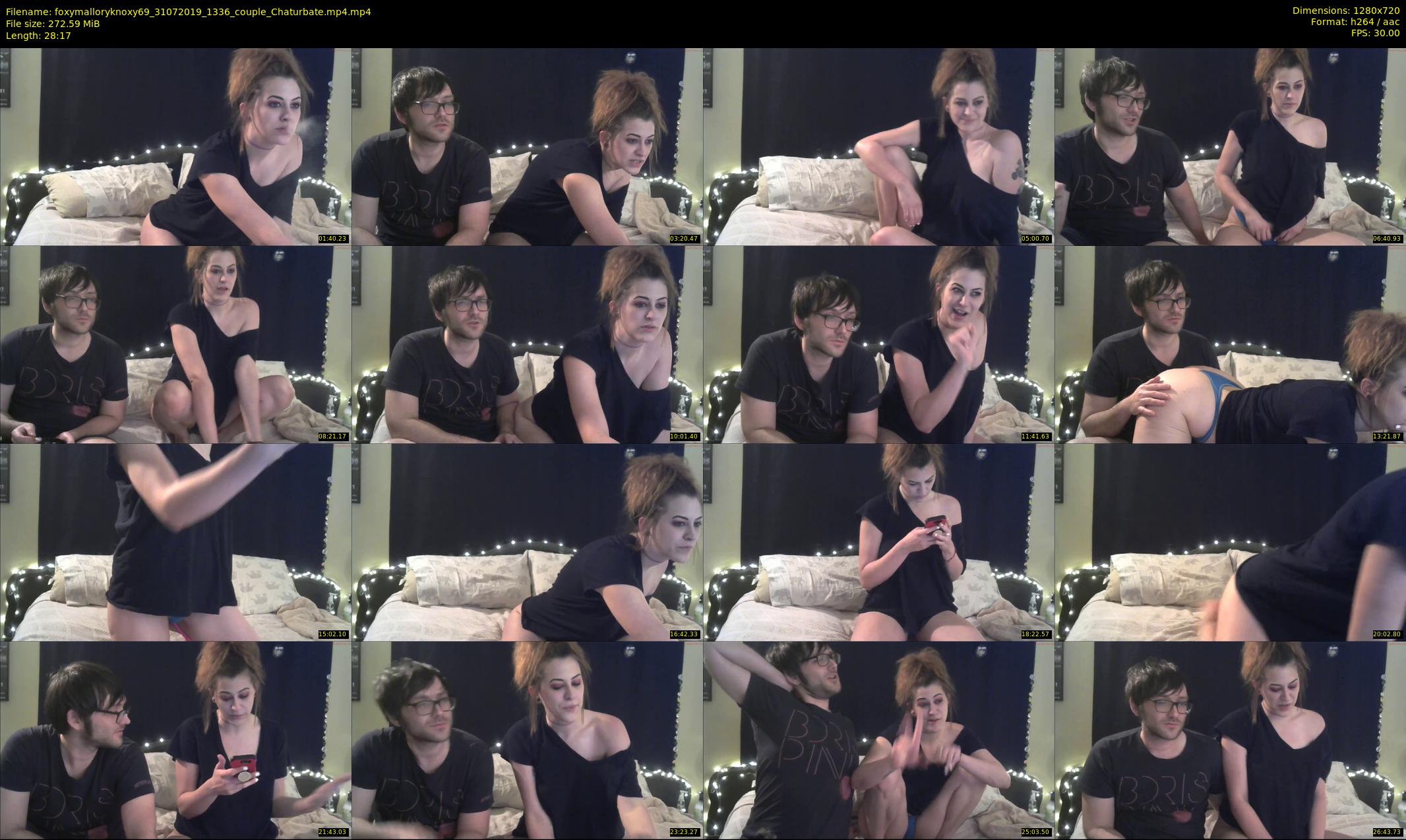 foxymalloryknoxy69 — 29 minute Chaturbate couple cam show recording, 720p, Jul 31, 2019