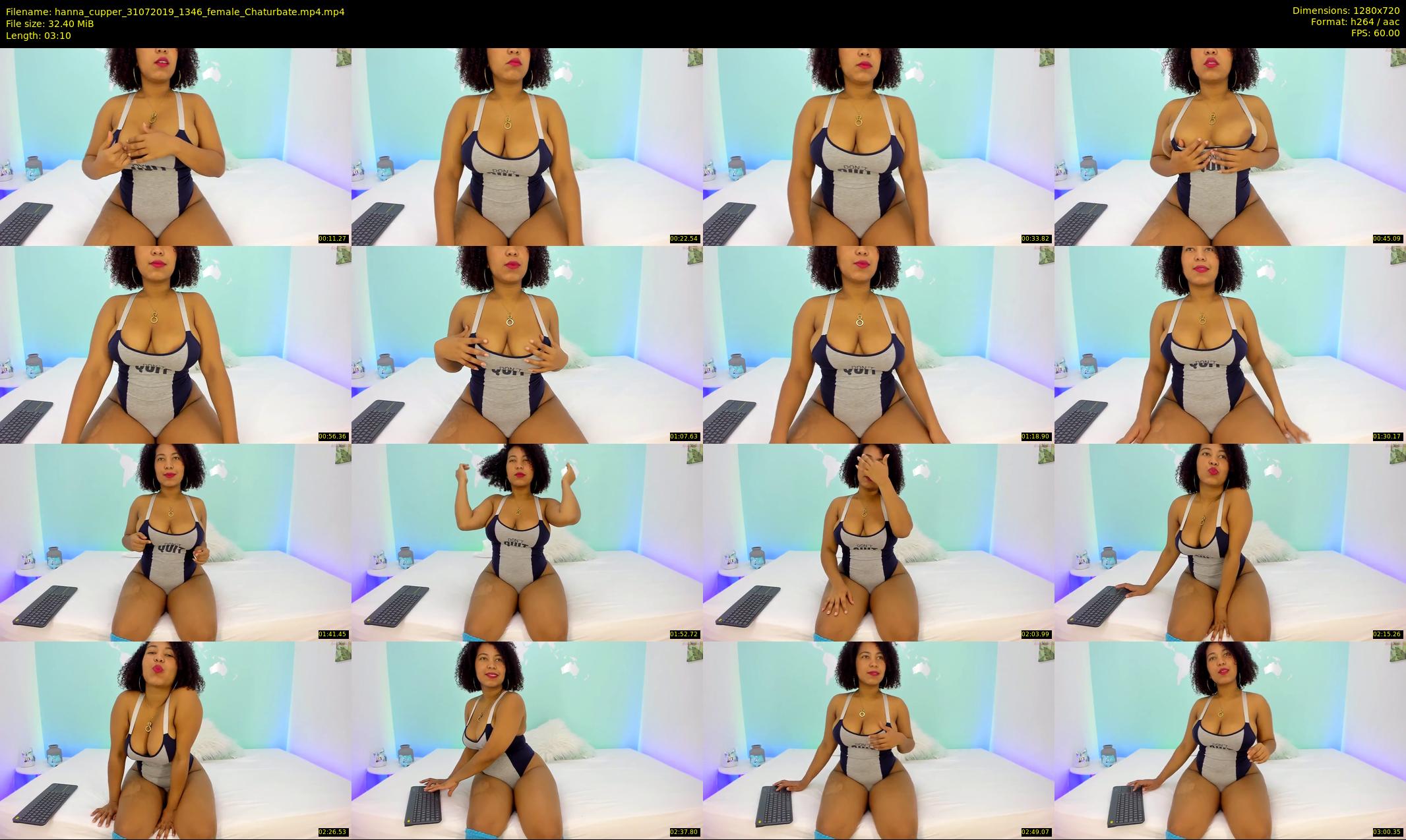 hanna_cupper — 4 minute Chaturbate female cam show recording, 720p, Jul 31, 2019