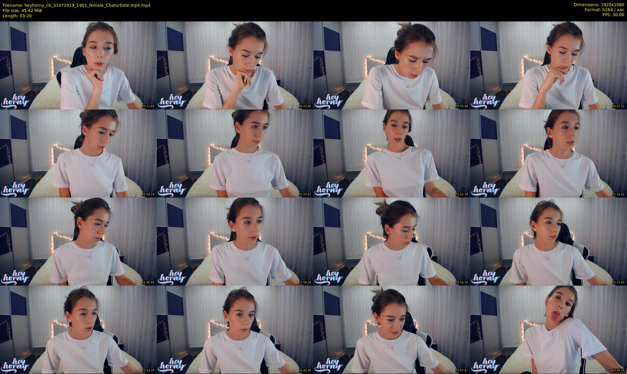 heyhorny_cb — 4 minute Chaturbate couple cam show recording, 1080p, Jul 31, 2019