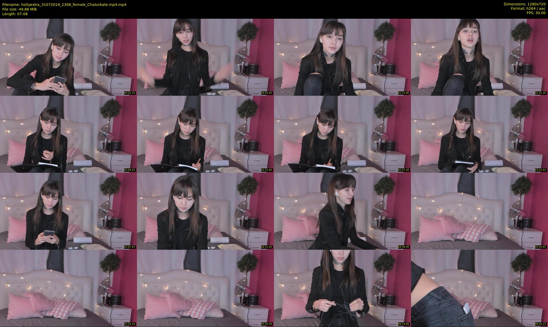 hollyextra — 8 minute Chaturbate female cam show recording, 720p, Jul 31, 2019