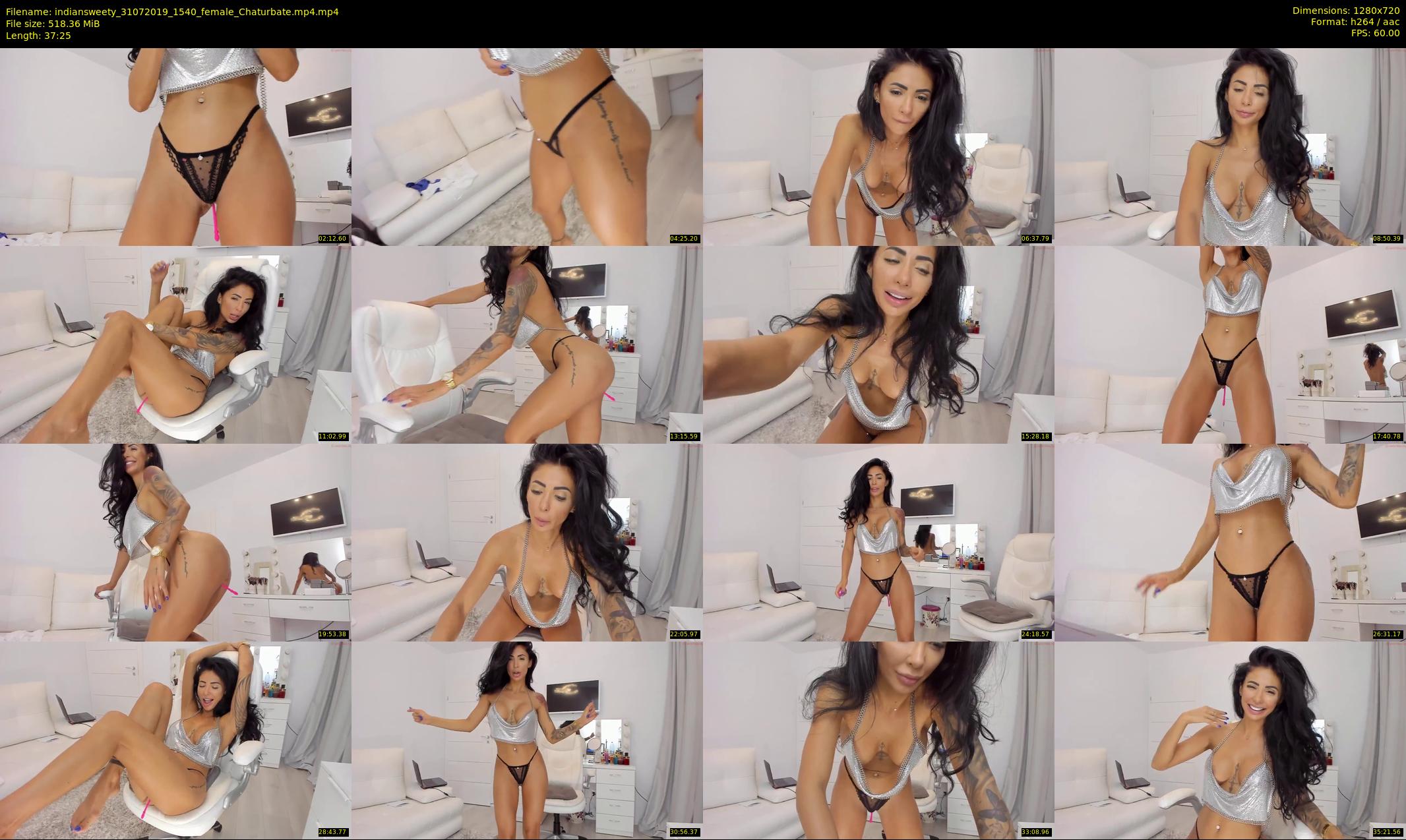 indiansweety — 38 minute Chaturbate female cam show recording, 720p, Jul 31, 2019