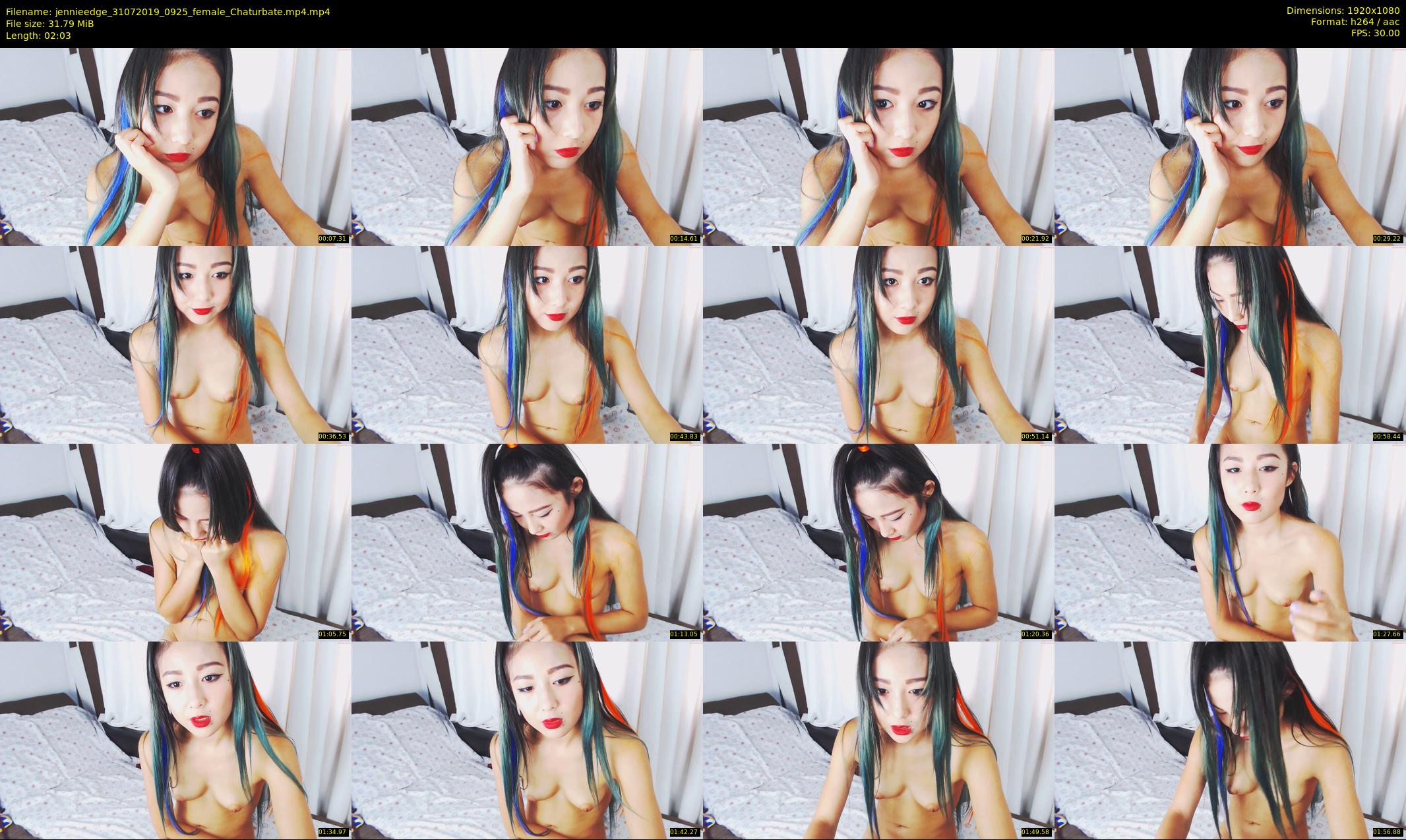 jennieedge — 3 minute Chaturbate female cam show recording, 1080p, Jul 31, 2019