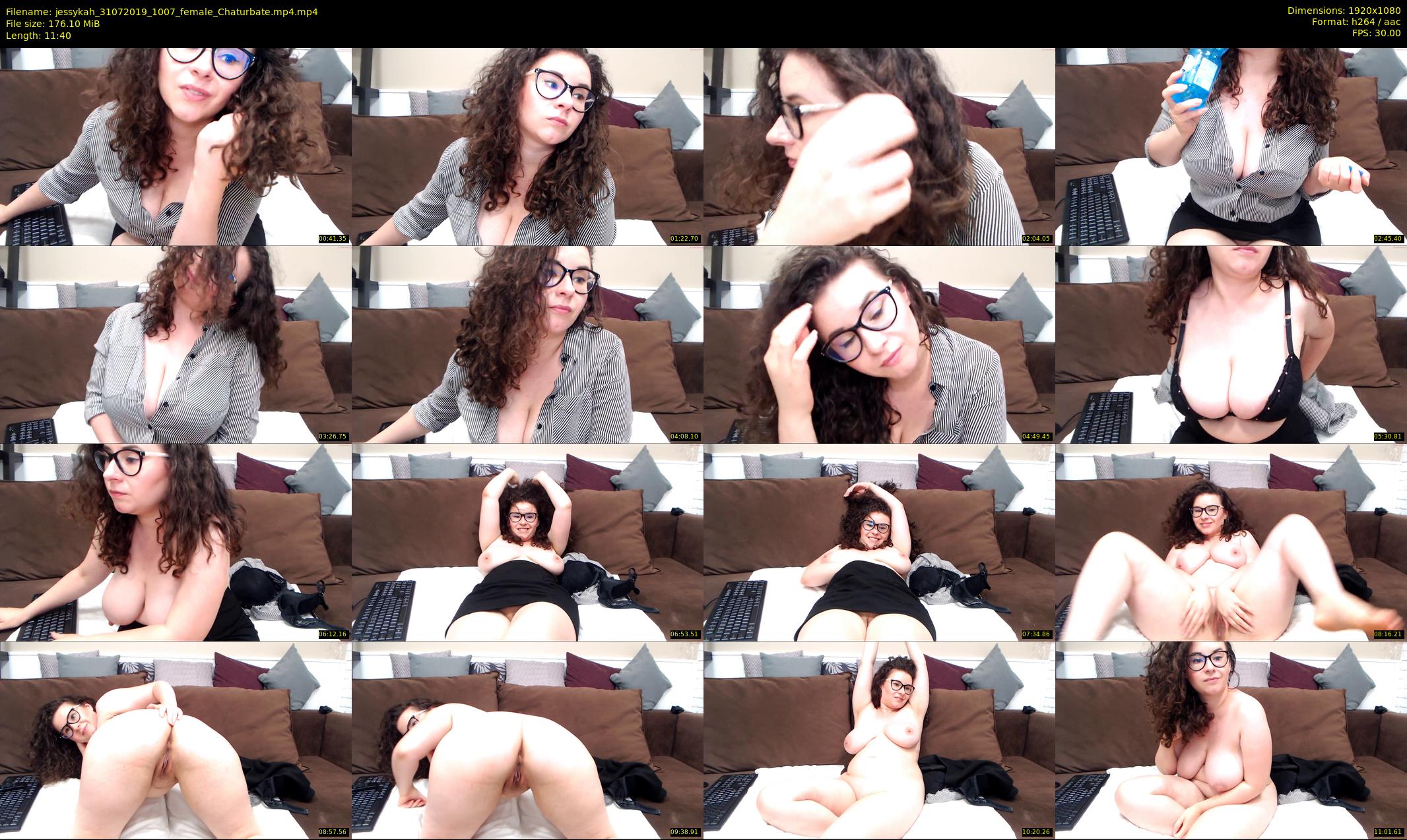 jessykah — 12 minute Chaturbate female cam show recording, 1080p, Jul 31, 2019