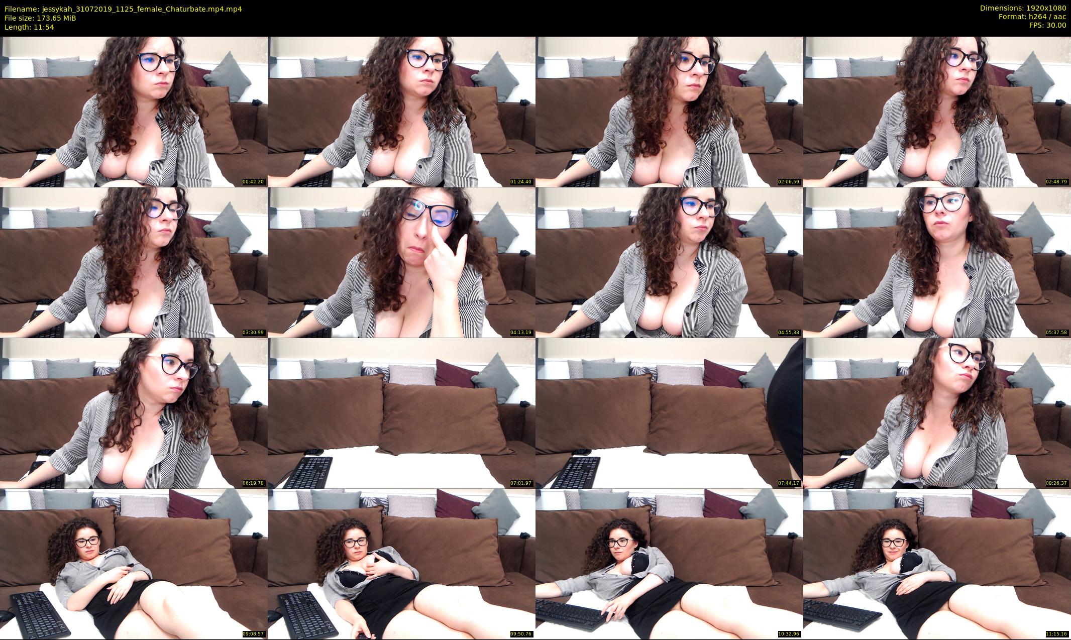 jessykah — 12 minute Chaturbate female cam show recording, 1080p, Jul 31, 2019