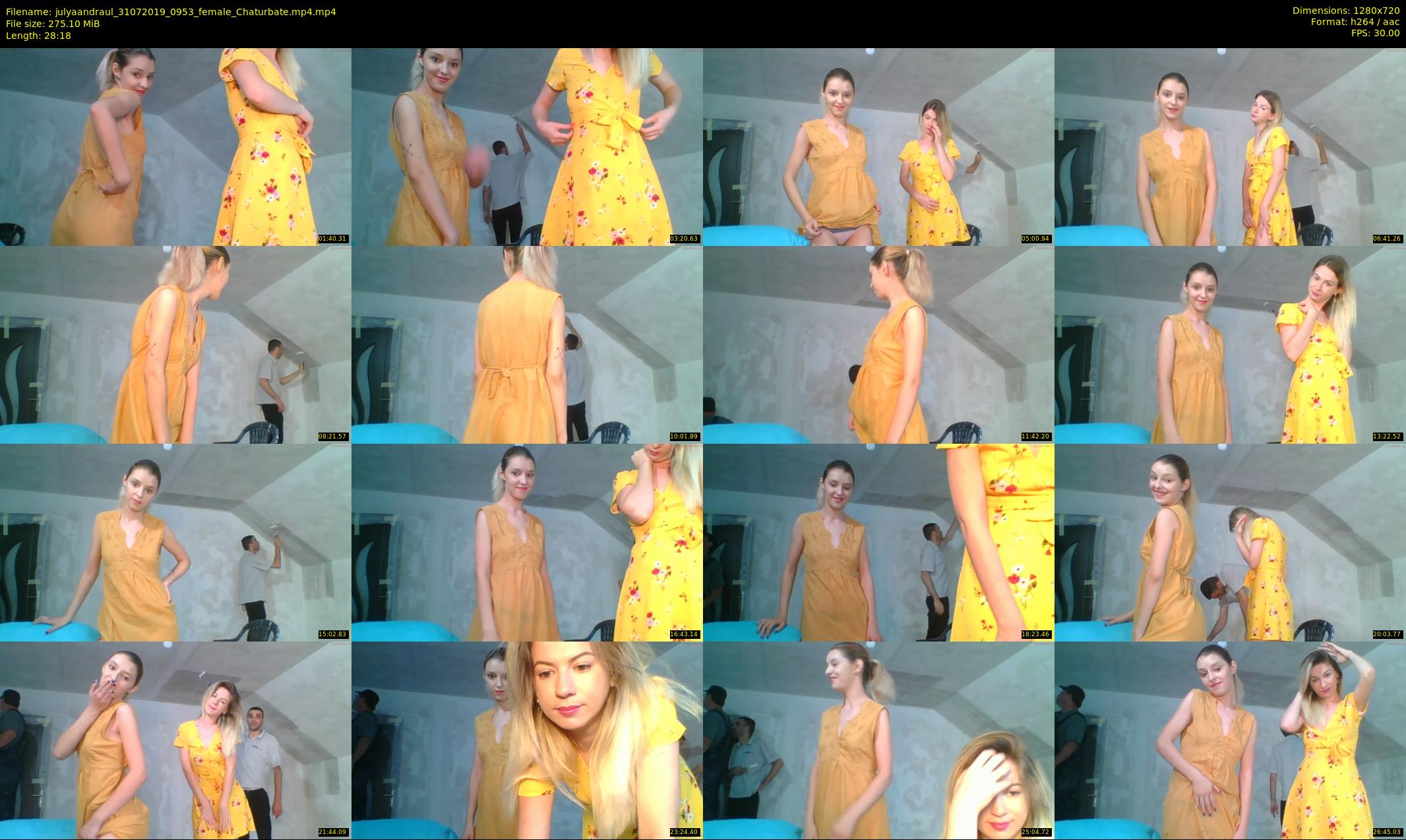 julyaandraul — 29 minute Chaturbate couple cam show recording, 720p, Jul 31, 2019