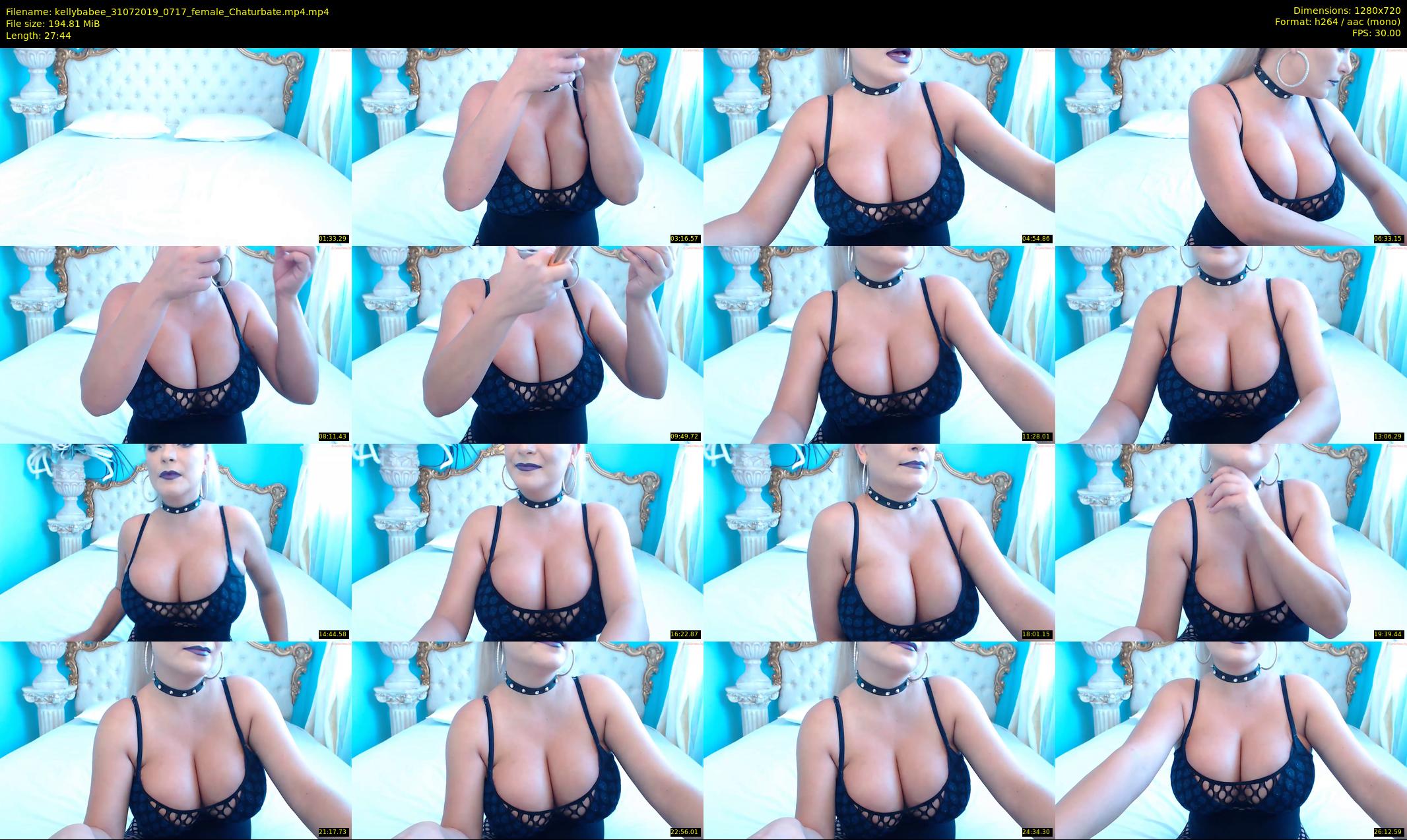 kellybabee — 28 minute Chaturbate female cam show recording, 720p, Jul 31, 2019
