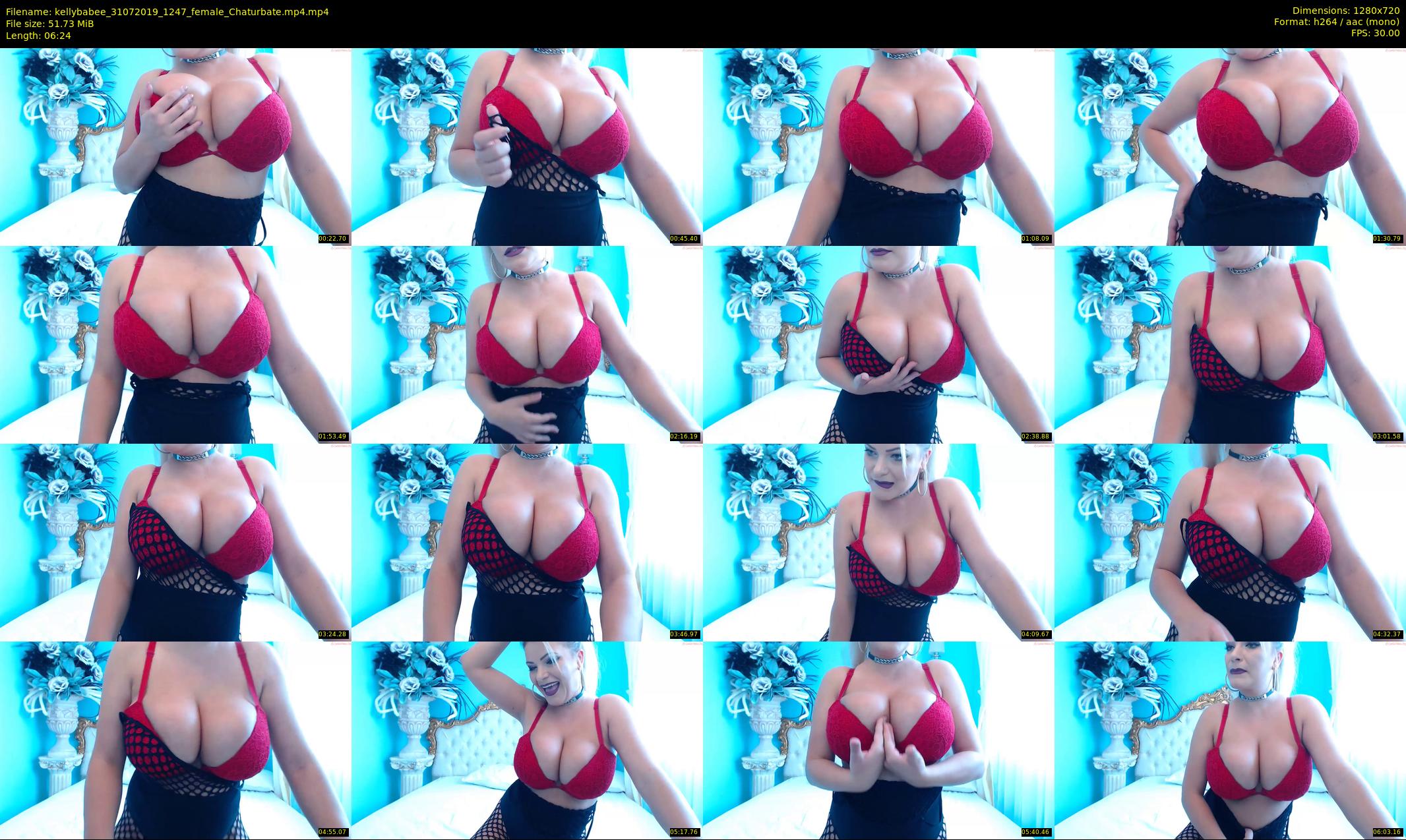 kellybabee — 7 minute Chaturbate female cam show recording, 720p, Jul 31, 2019