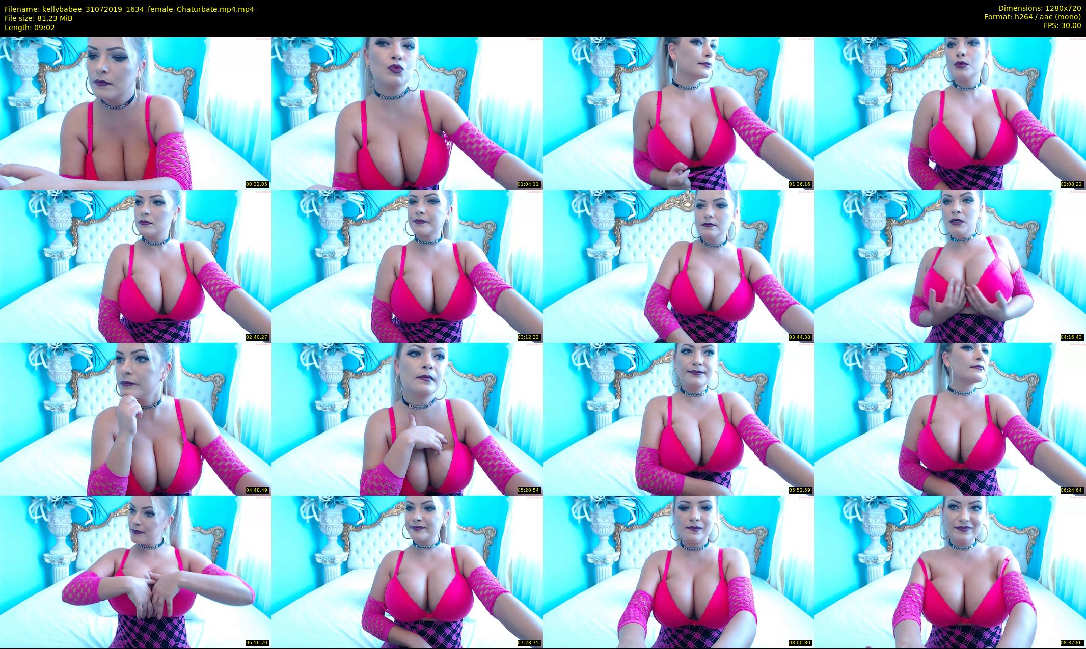 kellybabee — 10 minute Chaturbate female cam show recording, 720p, Jul 31, 2019