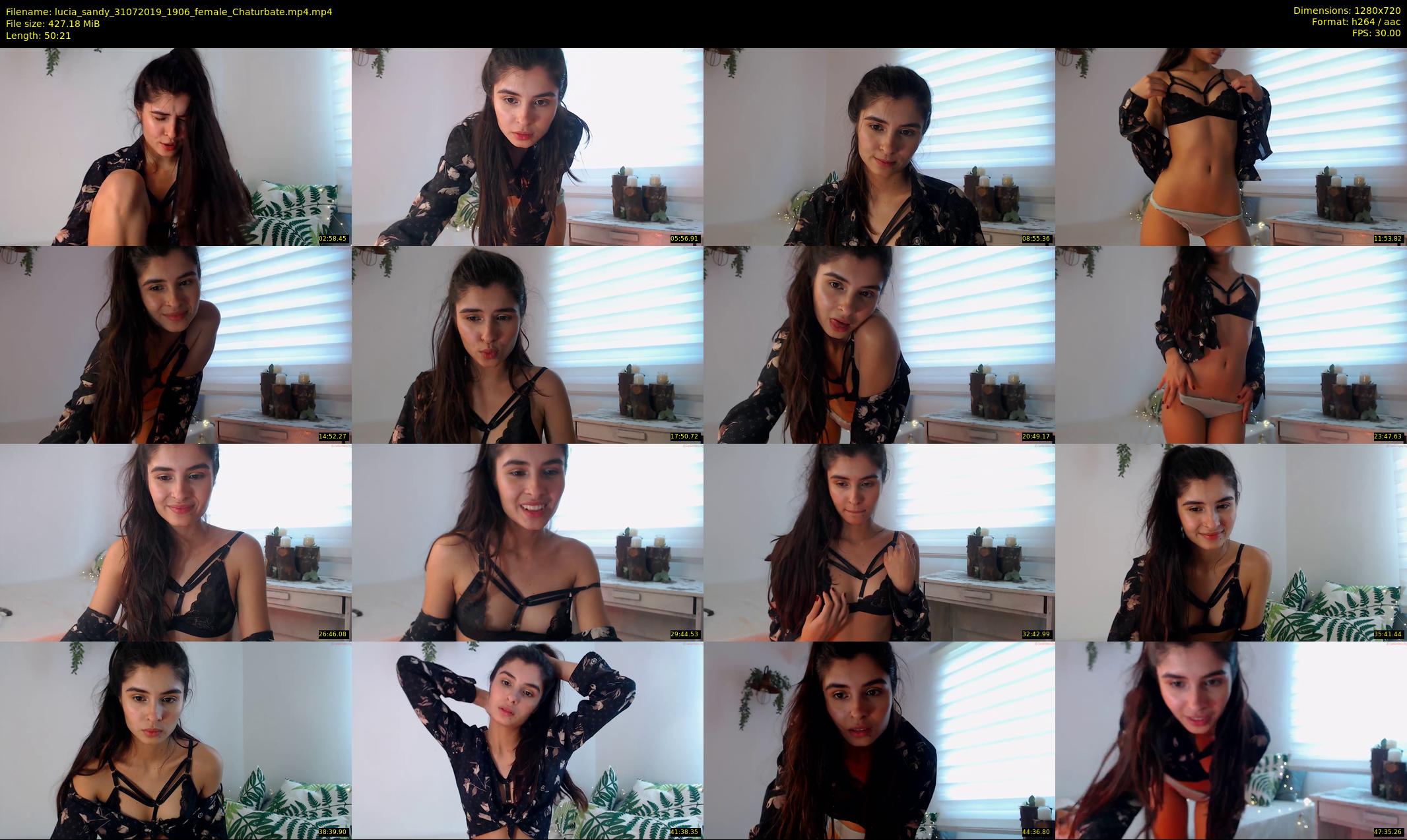 lucia_sandy — 51 minute Chaturbate female cam show recording, 720p, Jul 31, 2019