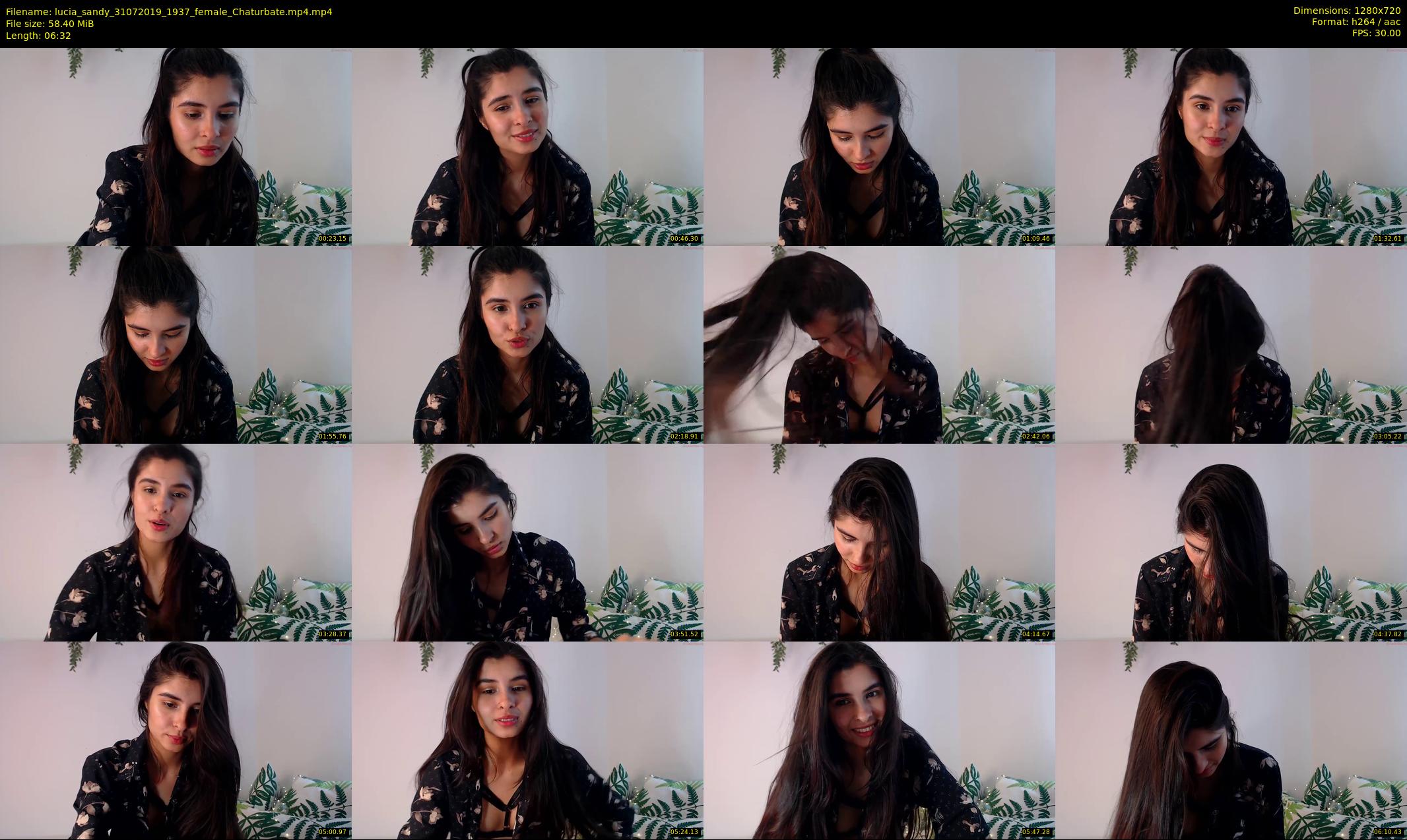 lucia_sandy — 7 minute Chaturbate female cam show recording, 720p, Jul 31, 2019