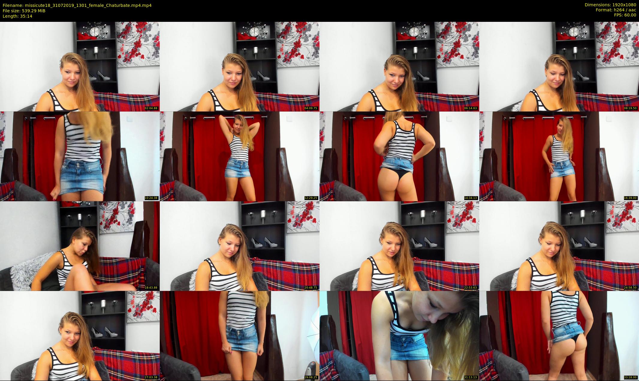 missicute18 — 36 minute Chaturbate female cam show recording, 1080p, Jul 31, 2019