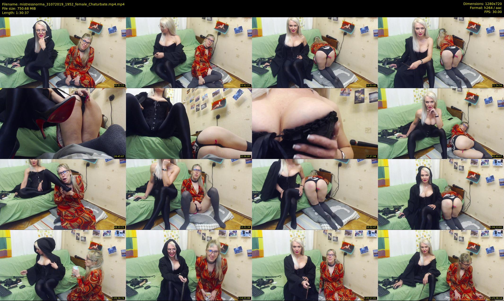 mistressnorma — 91 minute Chaturbate female cam show recording, 720p, Jul 31, 2019