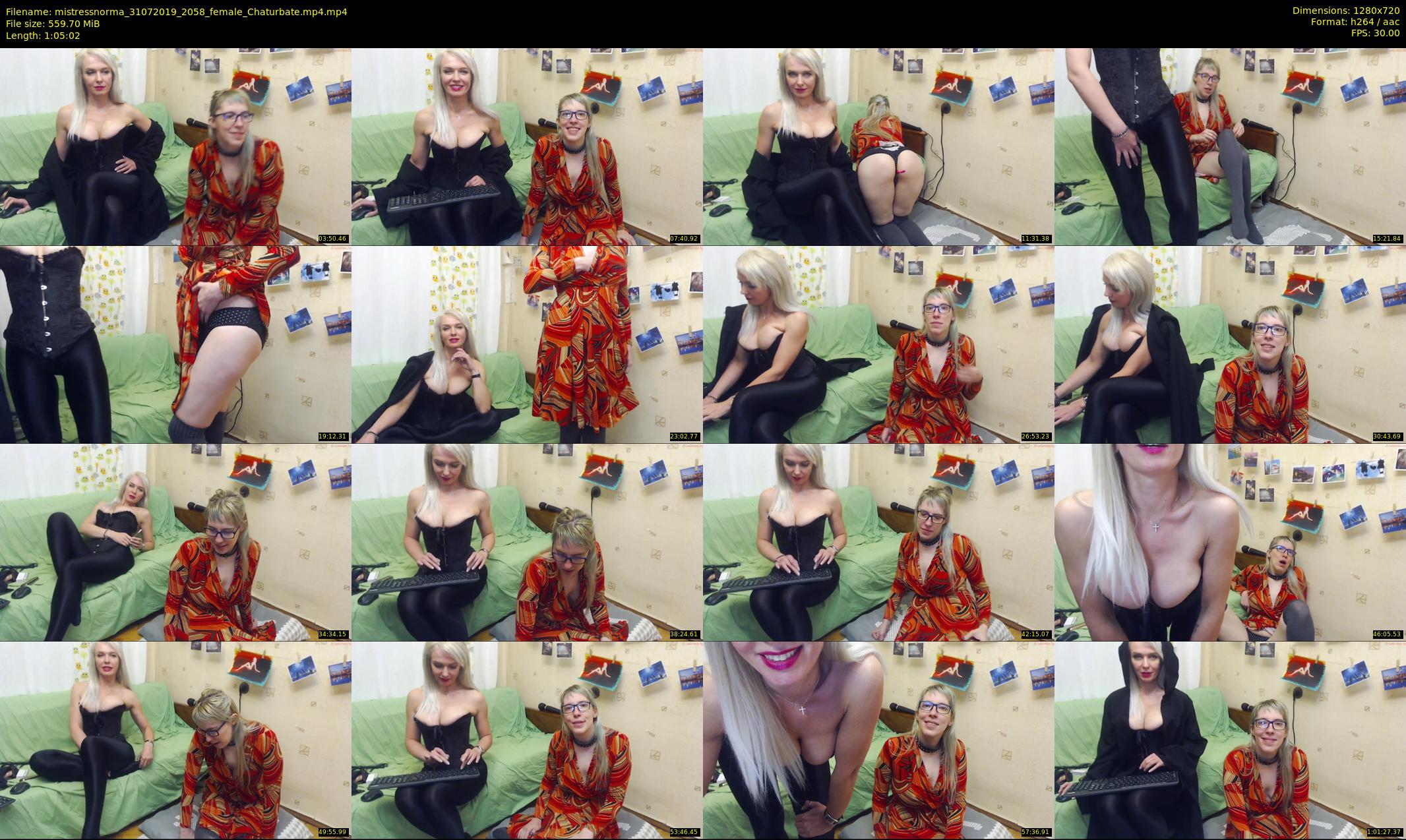 mistressnorma — 66 minute Chaturbate female cam show recording, 720p, Jul 31, 2019