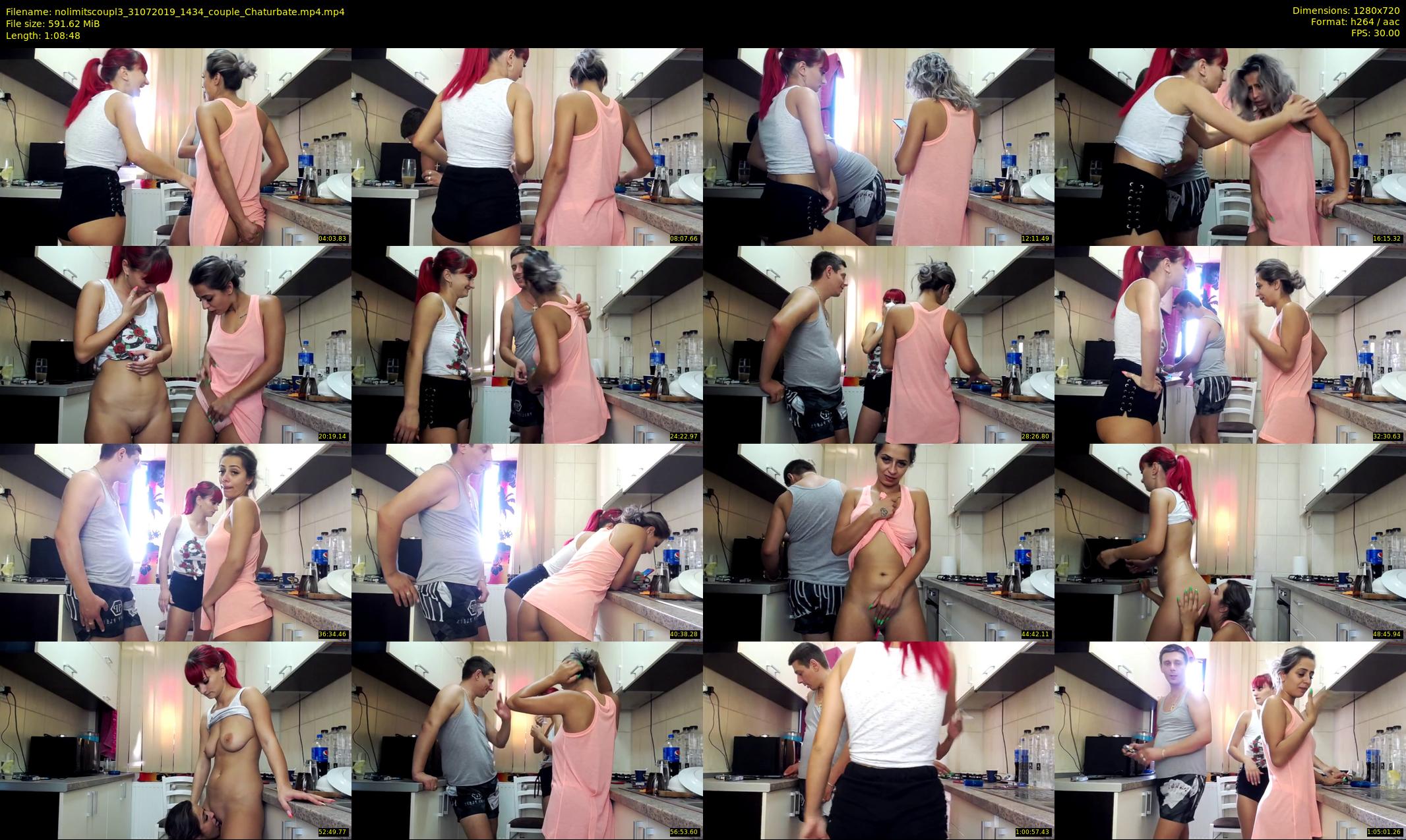 nolimitscoupl3 — 69 minute Chaturbate couple cam show recording, 720p, Jul 31, 2019