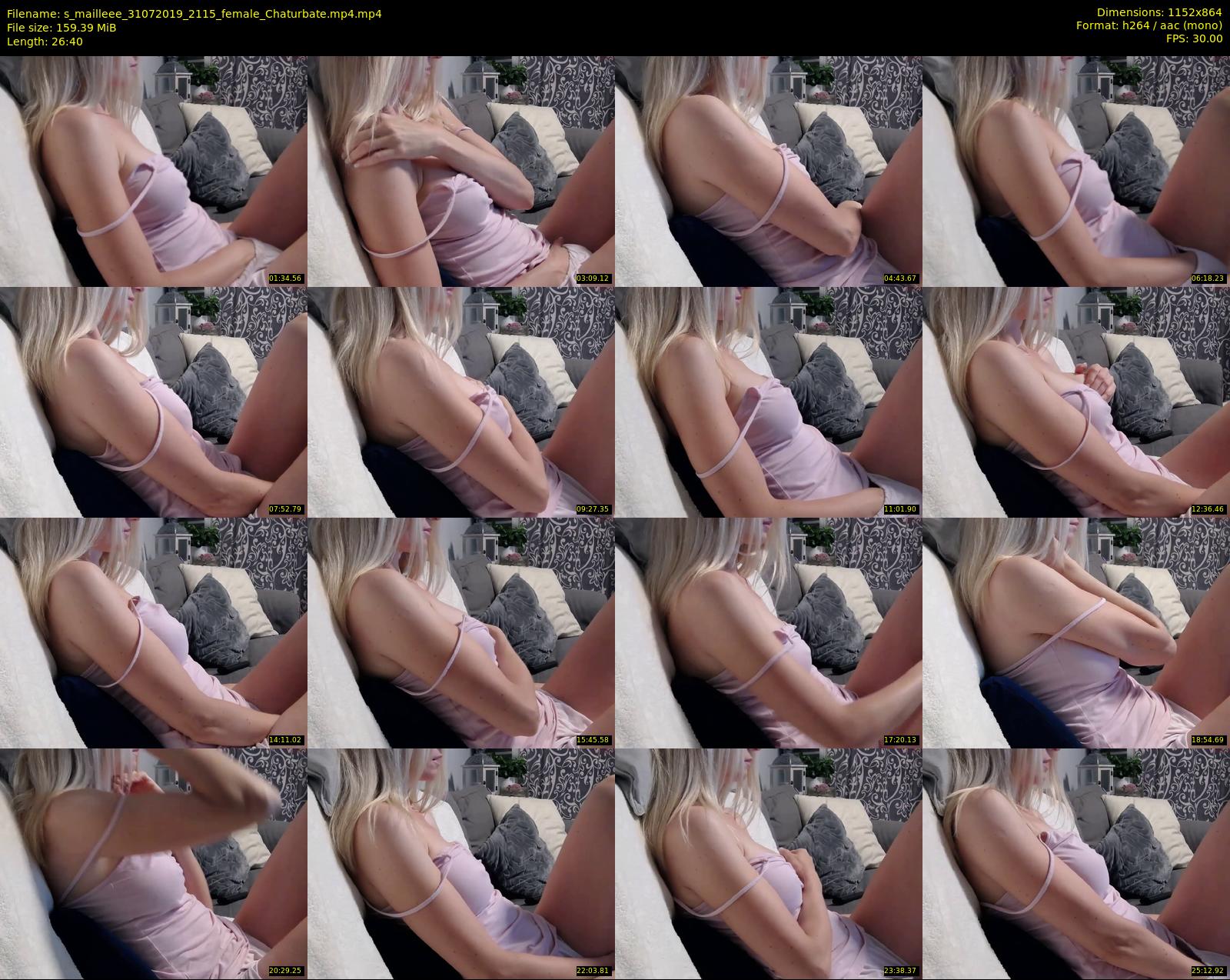 s_mailleee — 27 minute Chaturbate female cam show recording, 720p, Jul 31, 2019