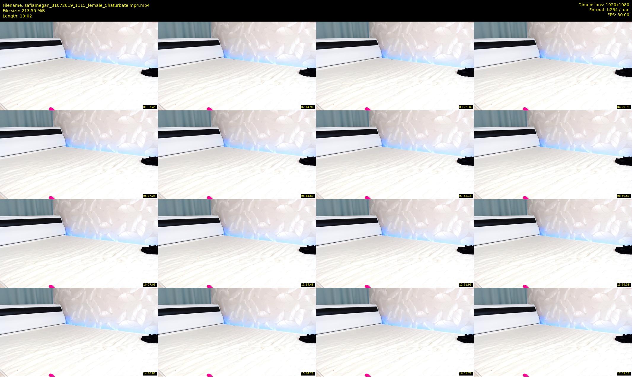 safiamegan — 20 minute Chaturbate couple cam show recording, 1080p, Jul 31, 2019