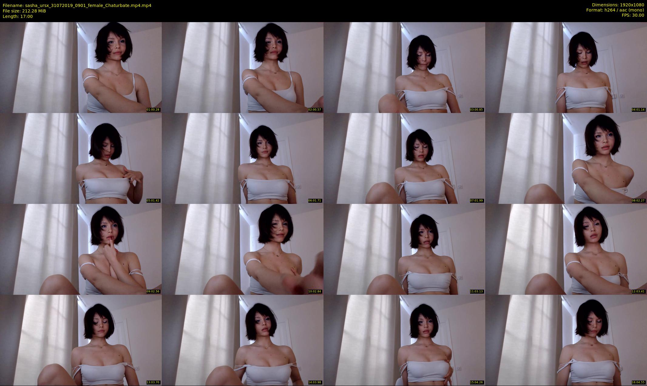 sasha_ursx — 17 minute Chaturbate female cam show recording, 1080p, Jul 31, 2019