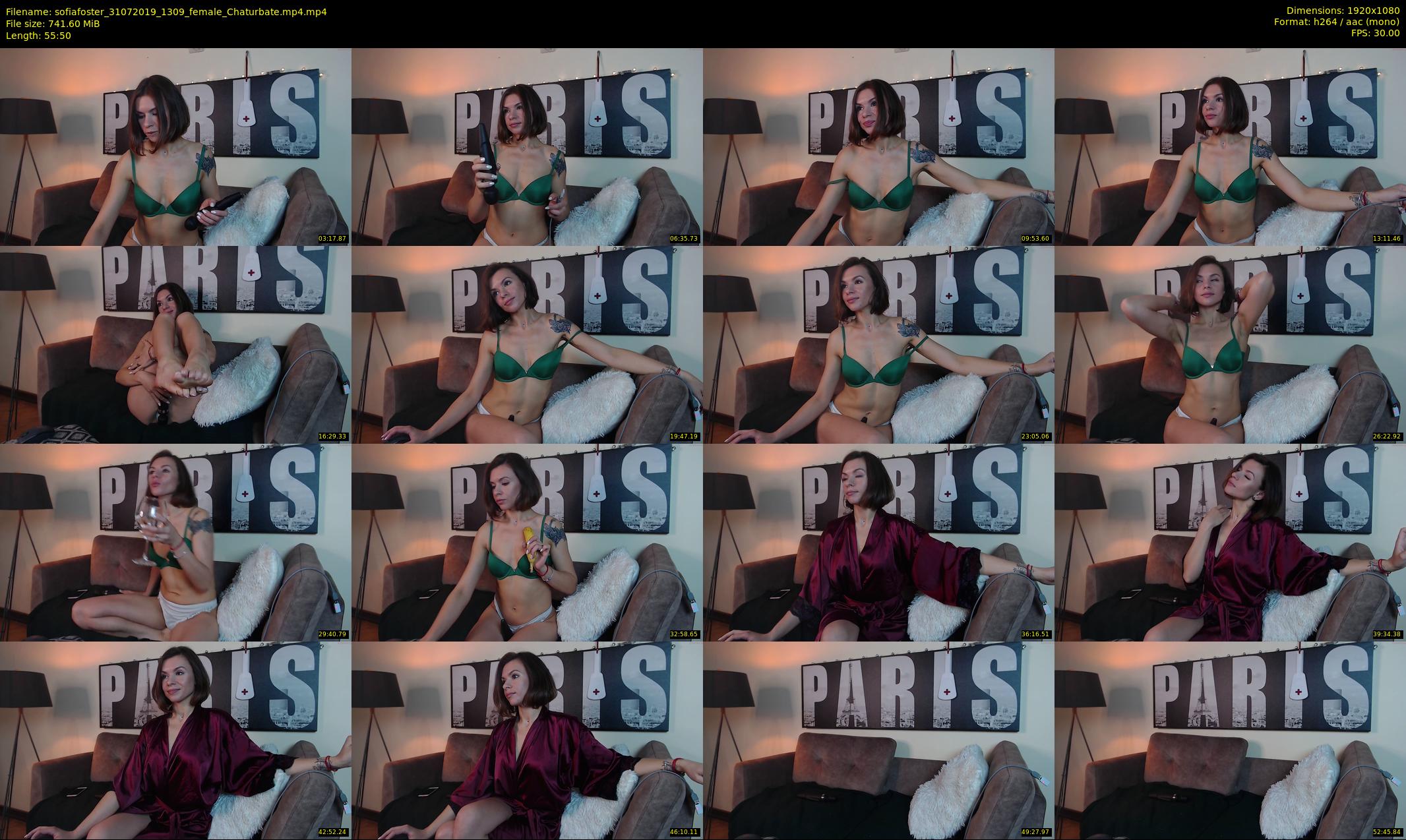 sofiafoster — 56 minute Chaturbate female cam show recording, 1080p, Jul 31, 2019