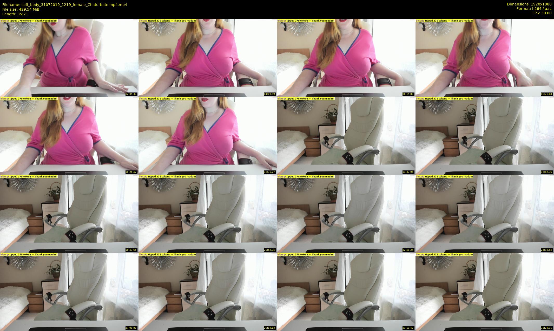 soft_body — 36 minute Chaturbate female cam show recording, 1080p, Jul 31, 2019