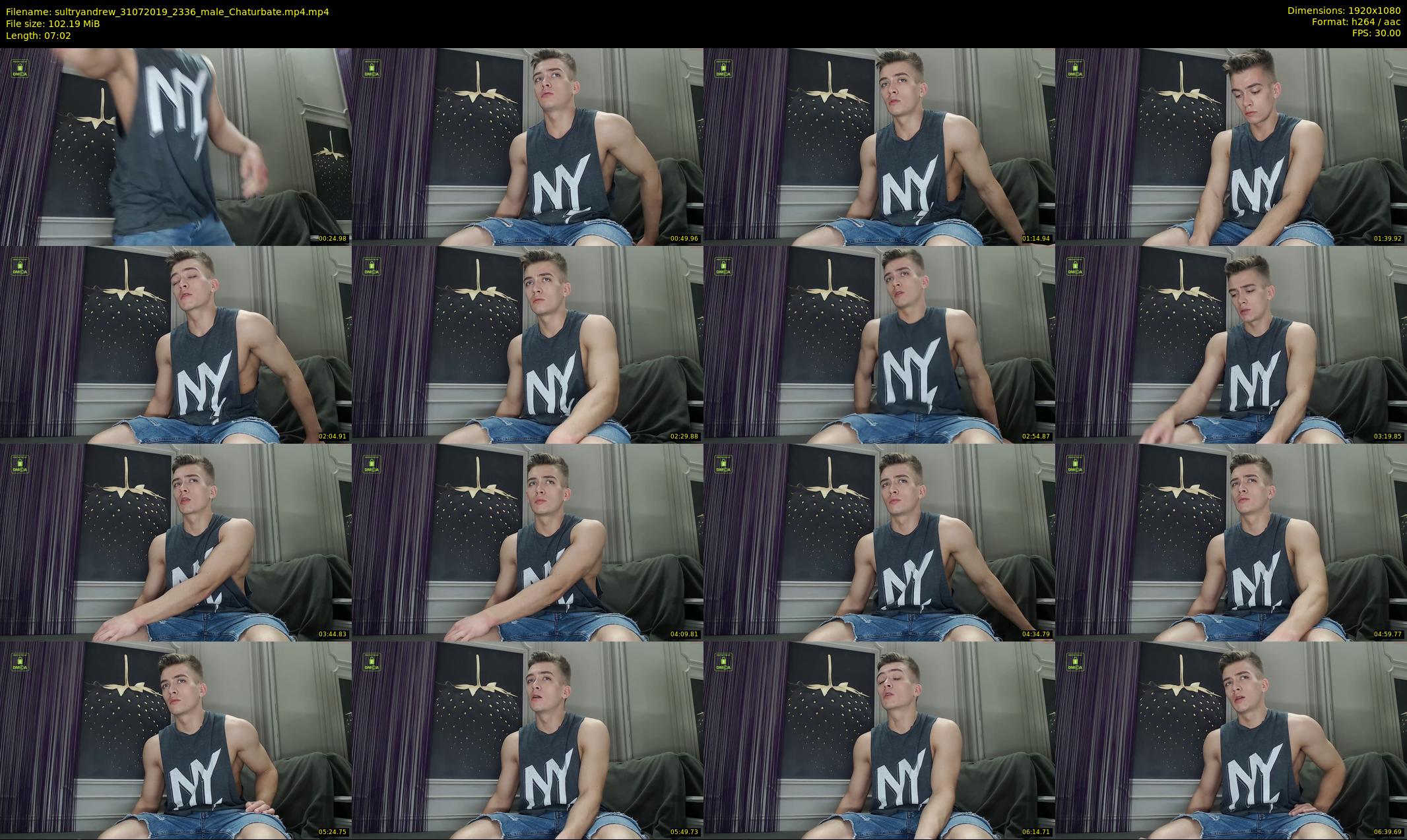 sultryandrew — 8 minute Chaturbate male cam show recording, 1080p, Jul 31, 2019