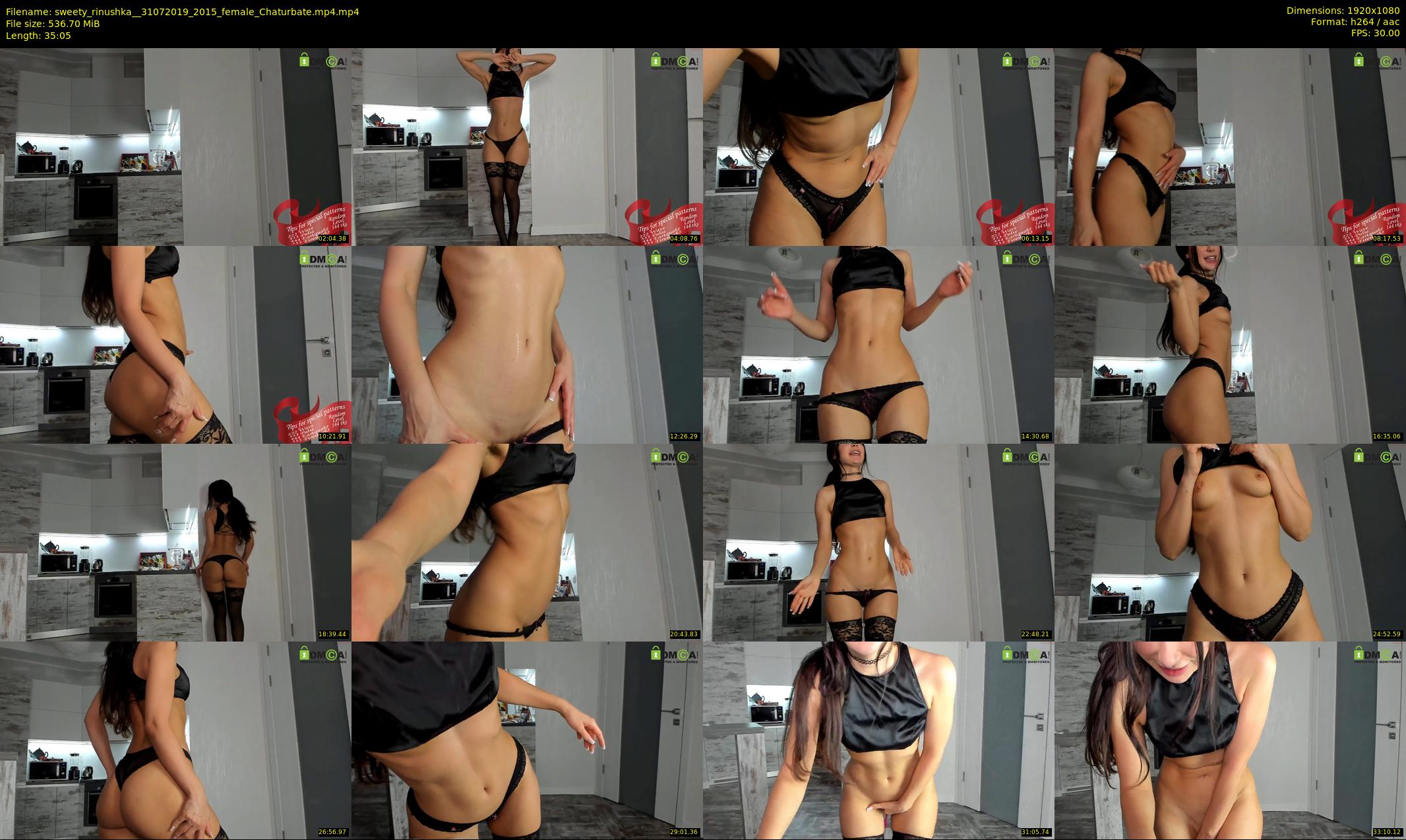 sweety_rinushka_ — 36 minute Chaturbate female cam show recording, 1080p, Jul 31, 2019
