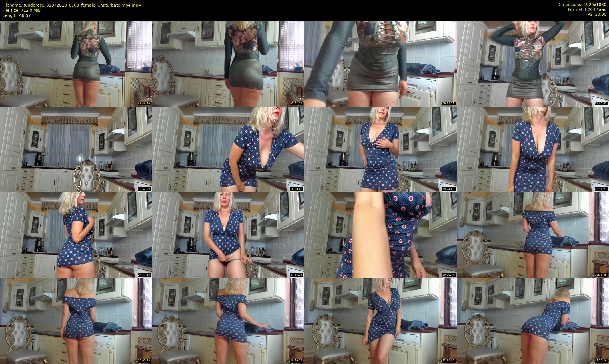 tunderose — 47 minute Chaturbate female cam show recording, 1080p, Jul 31, 2019