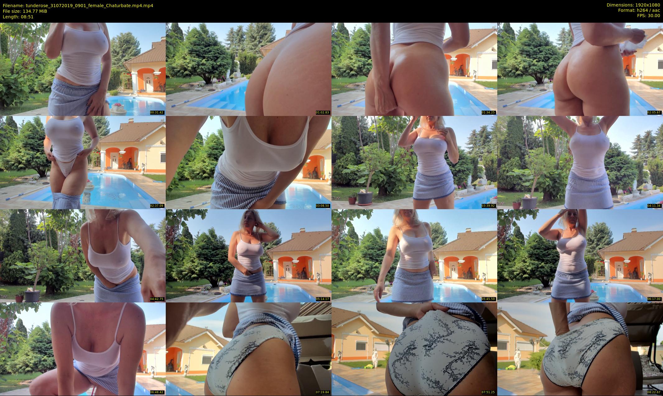 tunderose — 9 minute Chaturbate female cam show recording, 1080p, Jul 31, 2019