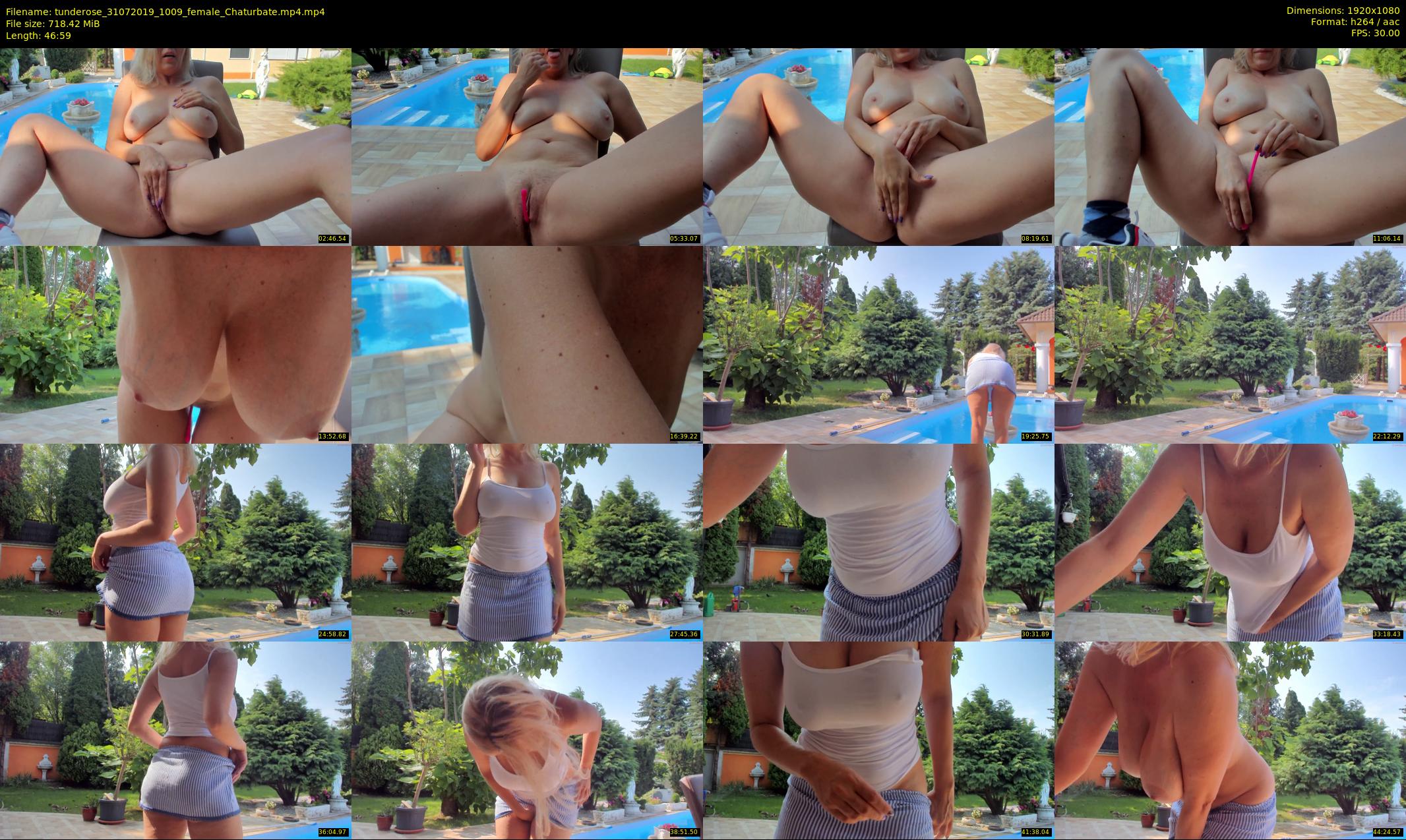 tunderose — 47 minute Chaturbate female cam show recording, 1080p, Jul 31, 2019