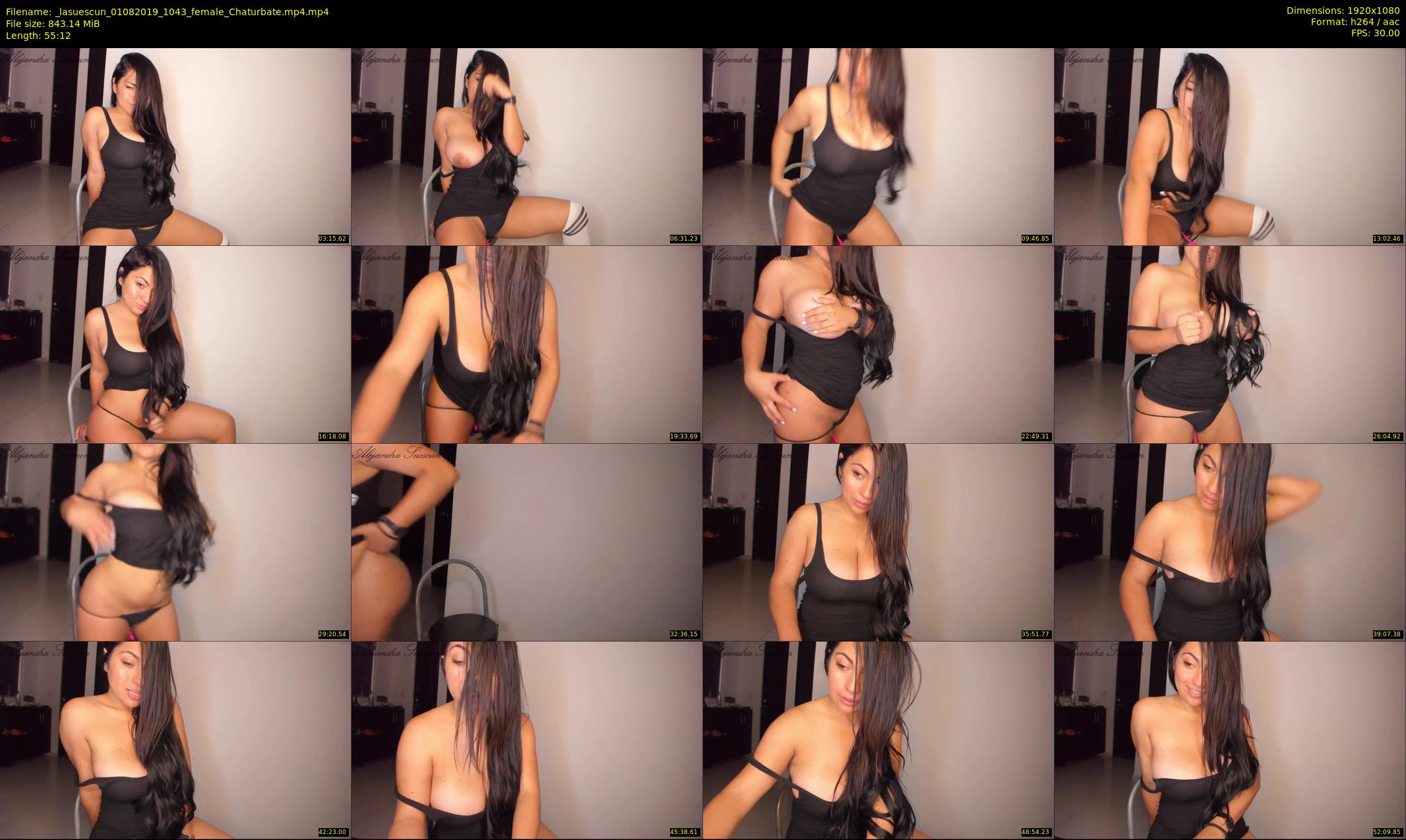 _lasuescun — 56 minute Chaturbate female cam show recording, 1080p, Aug 1, 2019