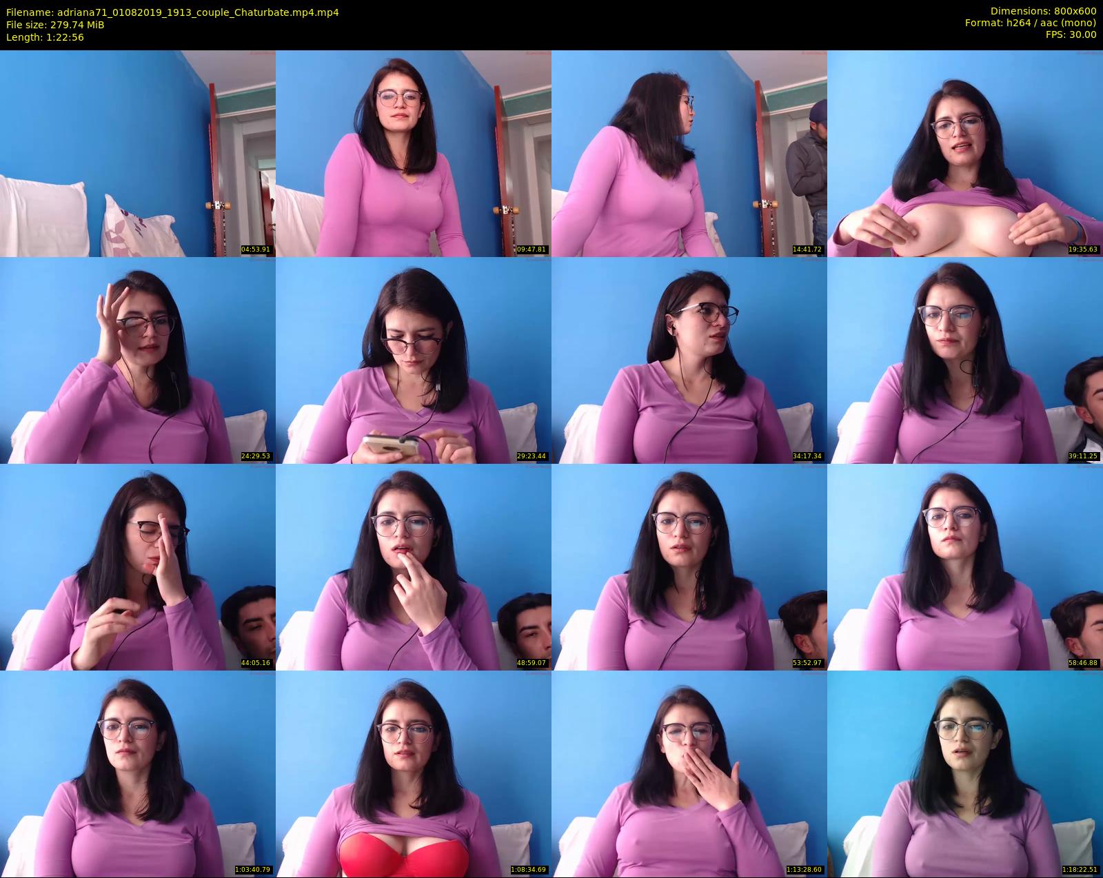 adriana71 — 83 minute Chaturbate couple cam show recording, 480p, Aug 1, 2019