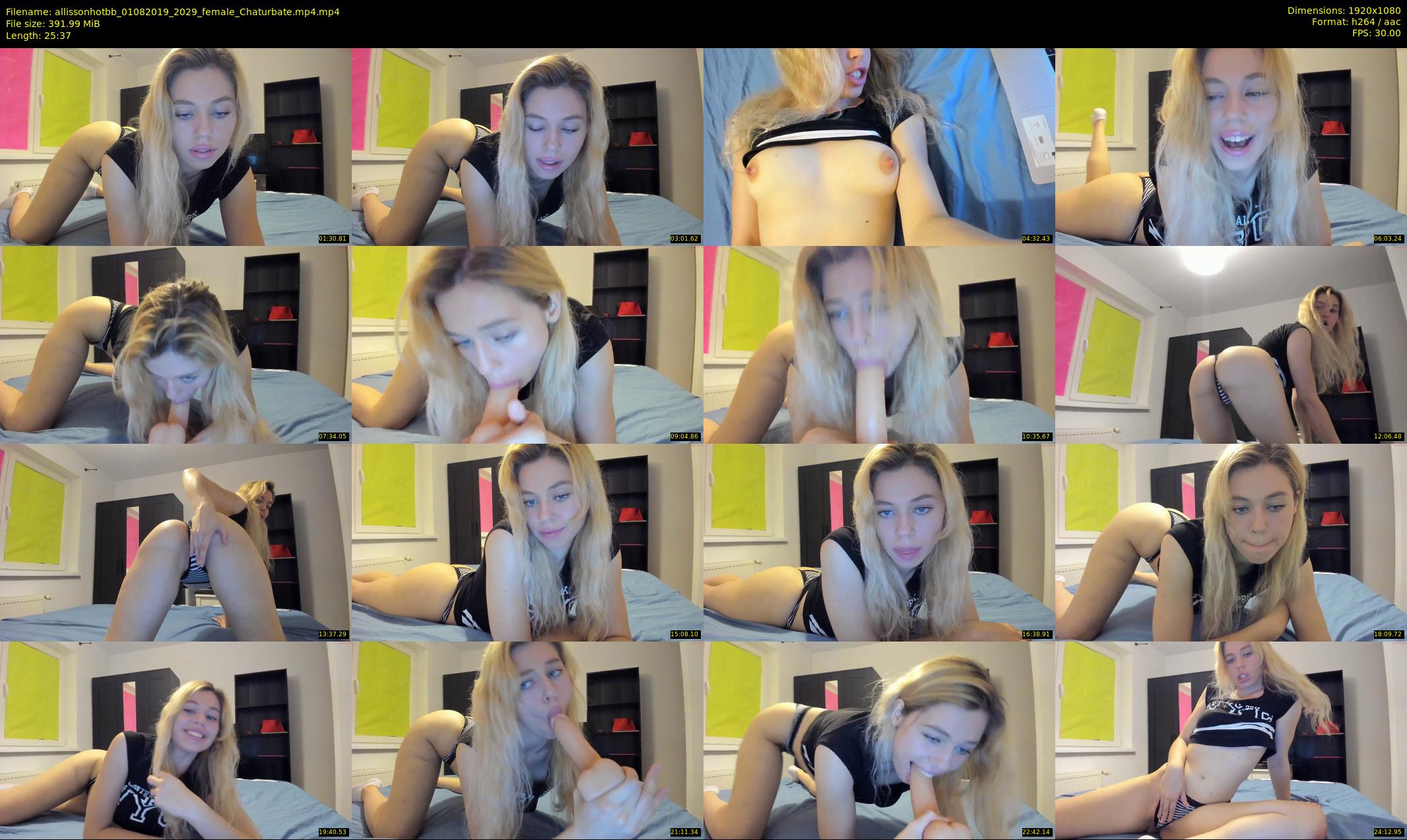 allissonhotbb — 26 minute Chaturbate female cam show recording, 1080p, Aug 1, 2019