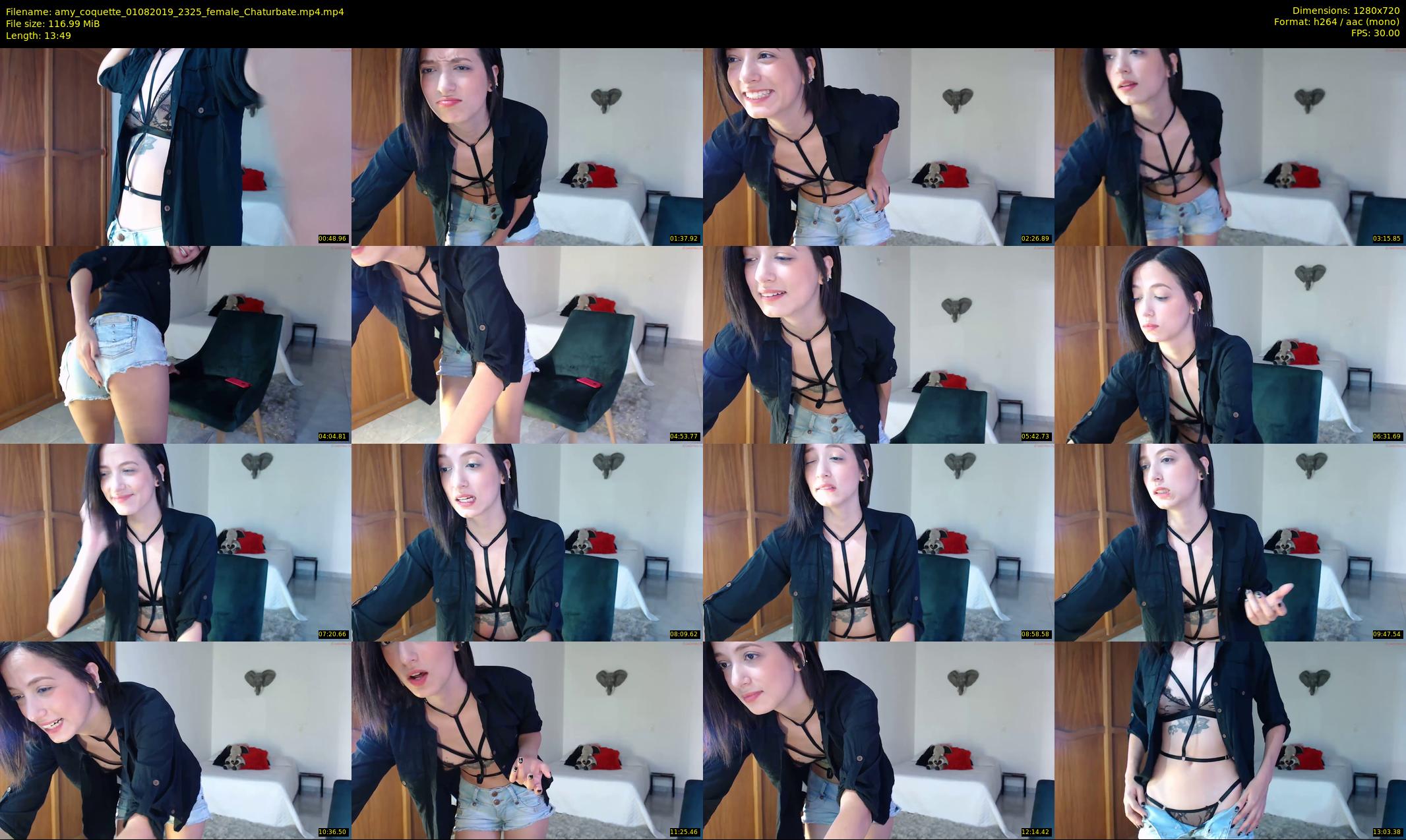 amy_coquette — 14 minute Chaturbate female cam show recording, 720p, Aug 1, 2019