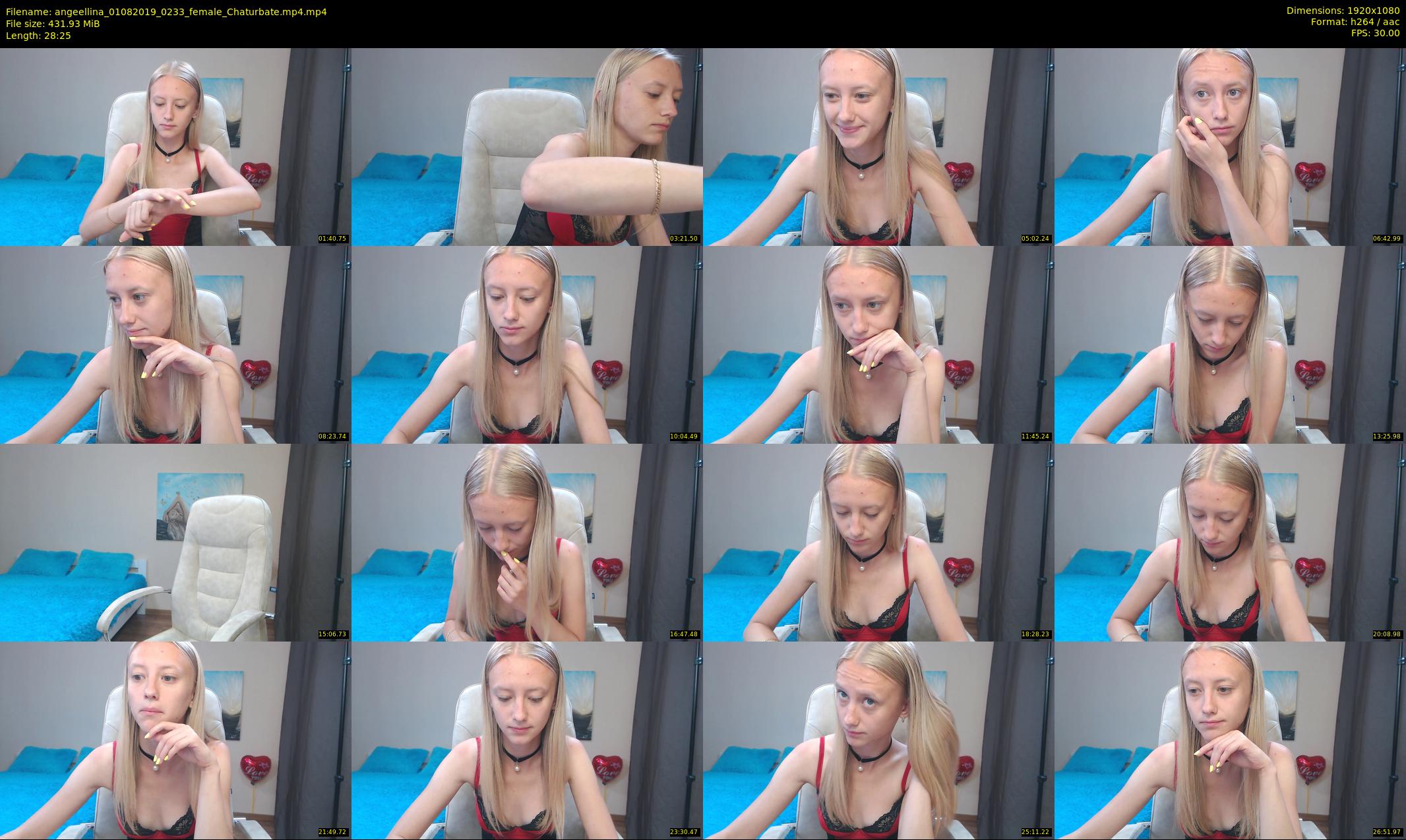 angeellina — 29 minute Chaturbate female cam show recording, 1080p, Aug 1, 2019