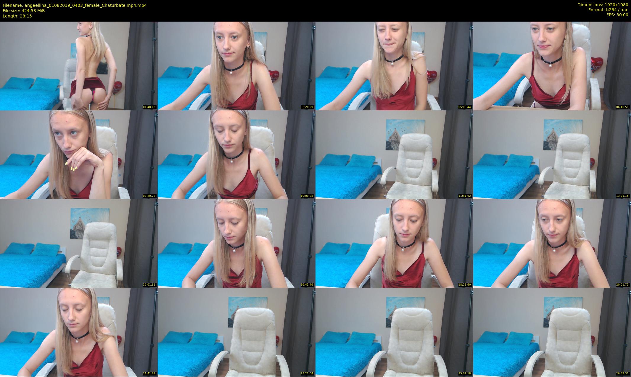 angeellina — 29 minute Chaturbate female cam show recording, 1080p, Aug 1, 2019