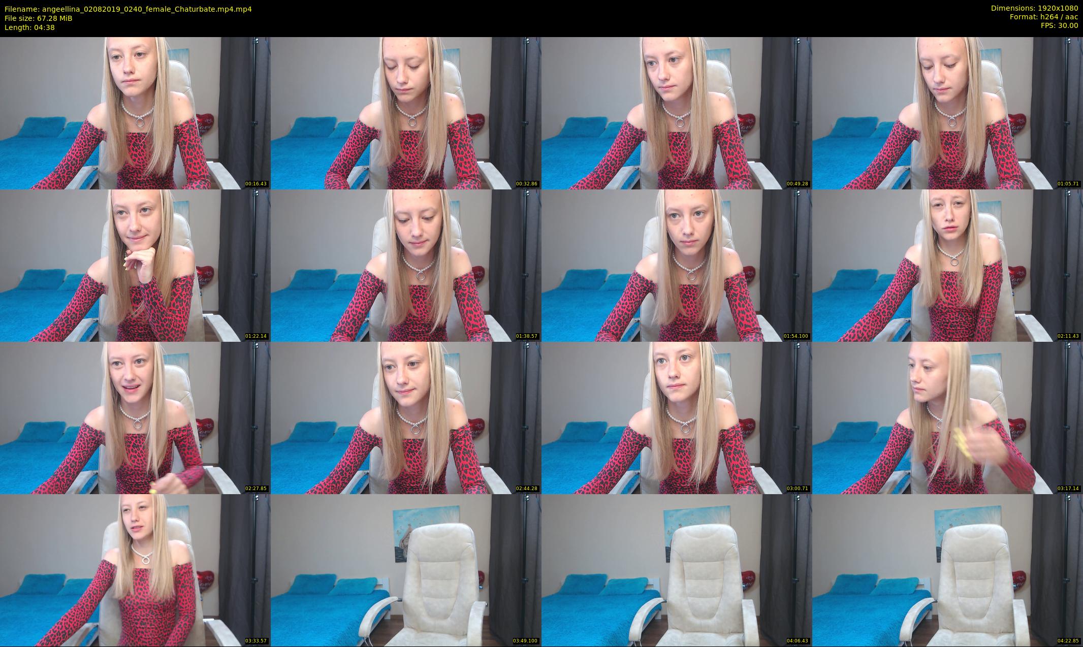angeellina — 5 minute Chaturbate female cam show recording, 1080p, Aug 2, 2019