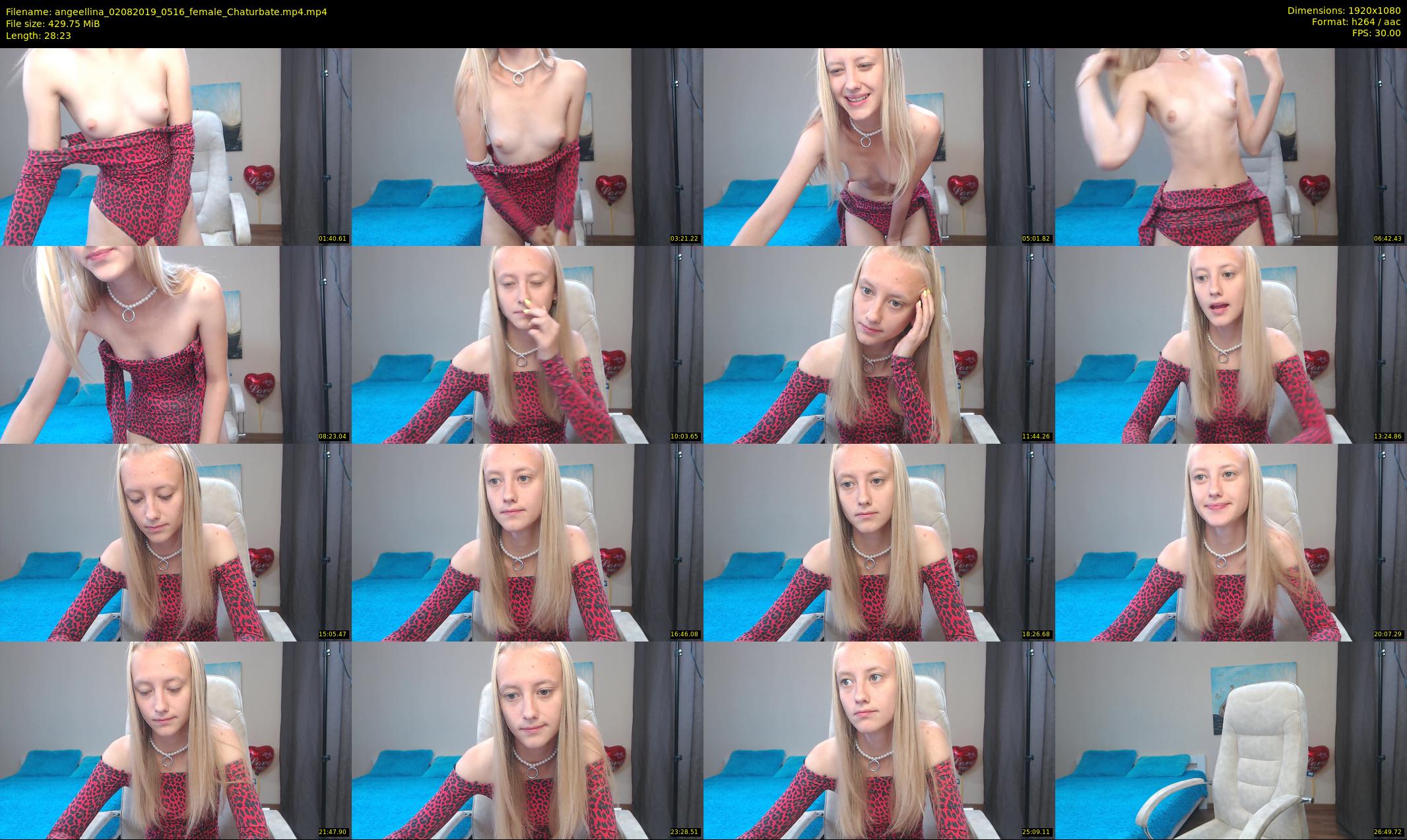 angeellina — 29 minute Chaturbate female cam show recording, 1080p, Aug 2, 2019