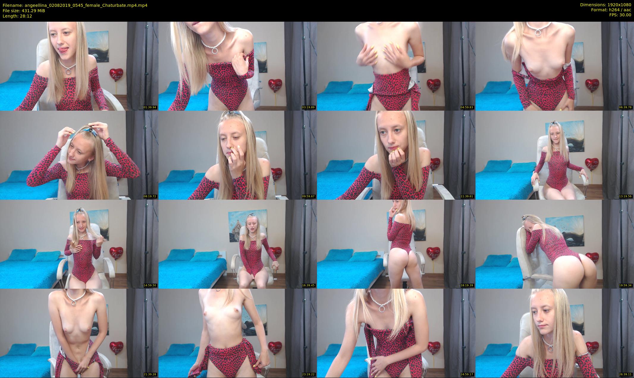 angeellina — 29 minute Chaturbate female cam show recording, 1080p, Aug 2, 2019