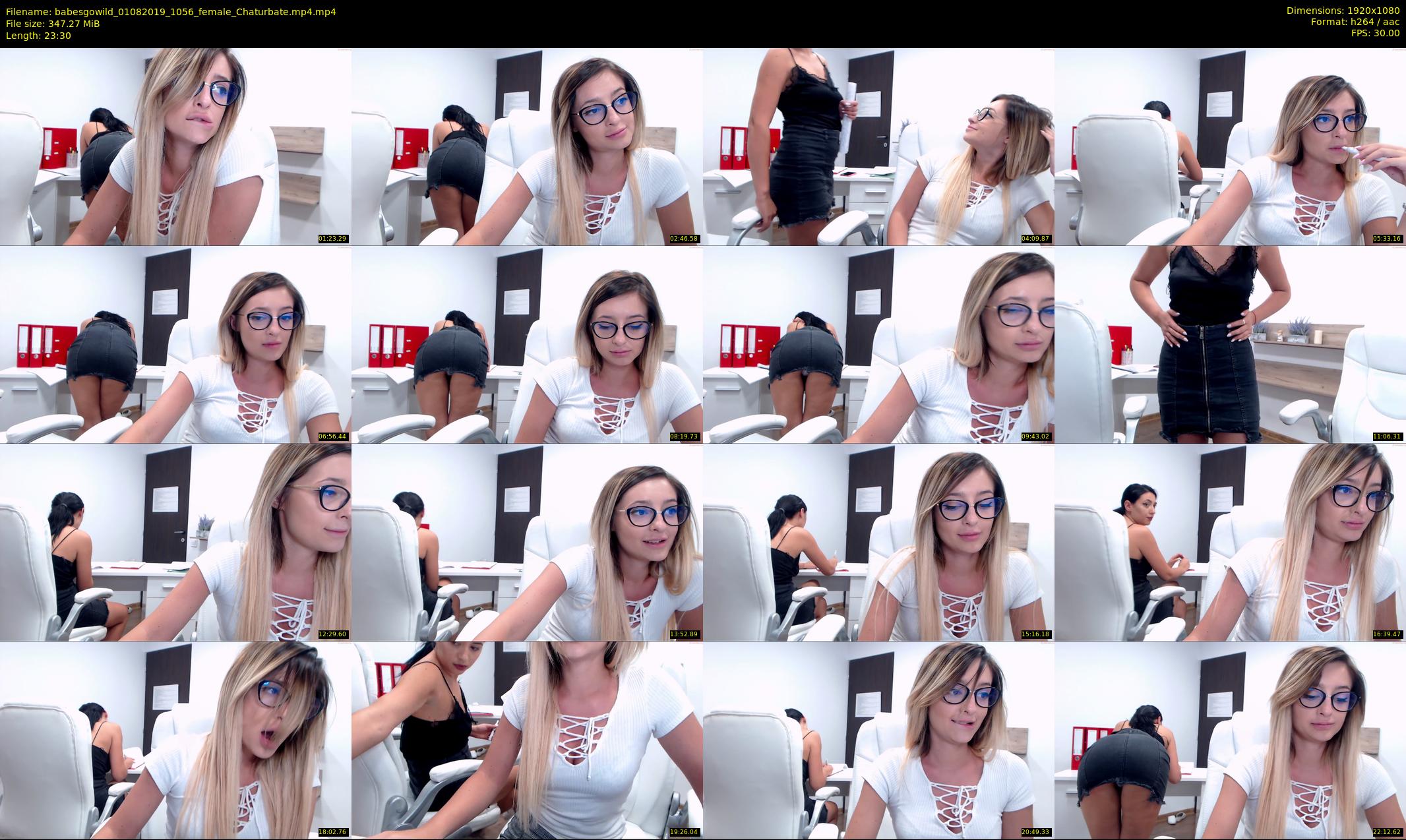 babesgowild — 24 minute Chaturbate couple cam show recording, 1080p, Aug 1, 2019