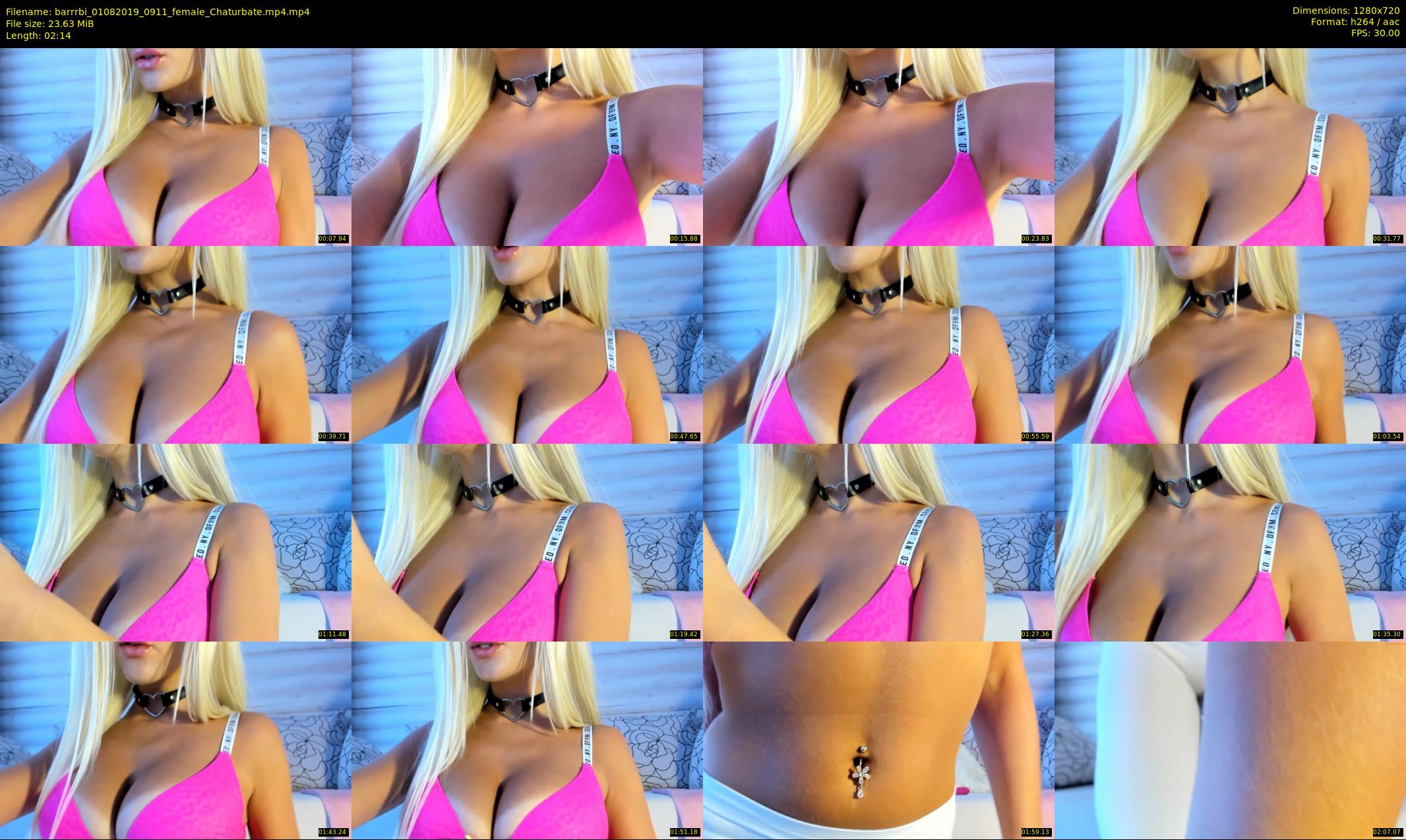 barrrbi — 3 minute Chaturbate female cam show recording, 720p, Aug 1, 2019