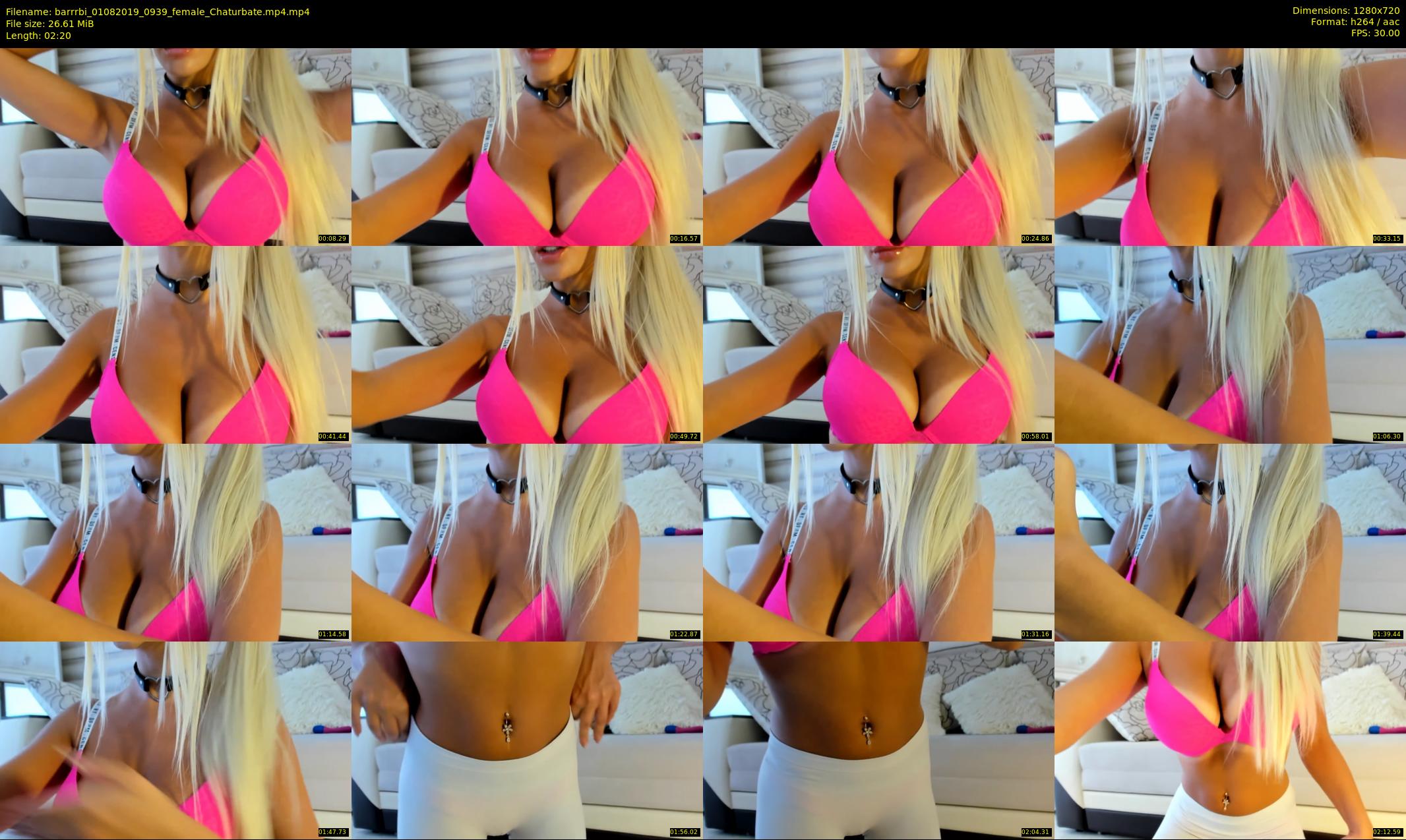 barrrbi — 3 minute Chaturbate female cam show recording, 720p, Aug 1, 2019