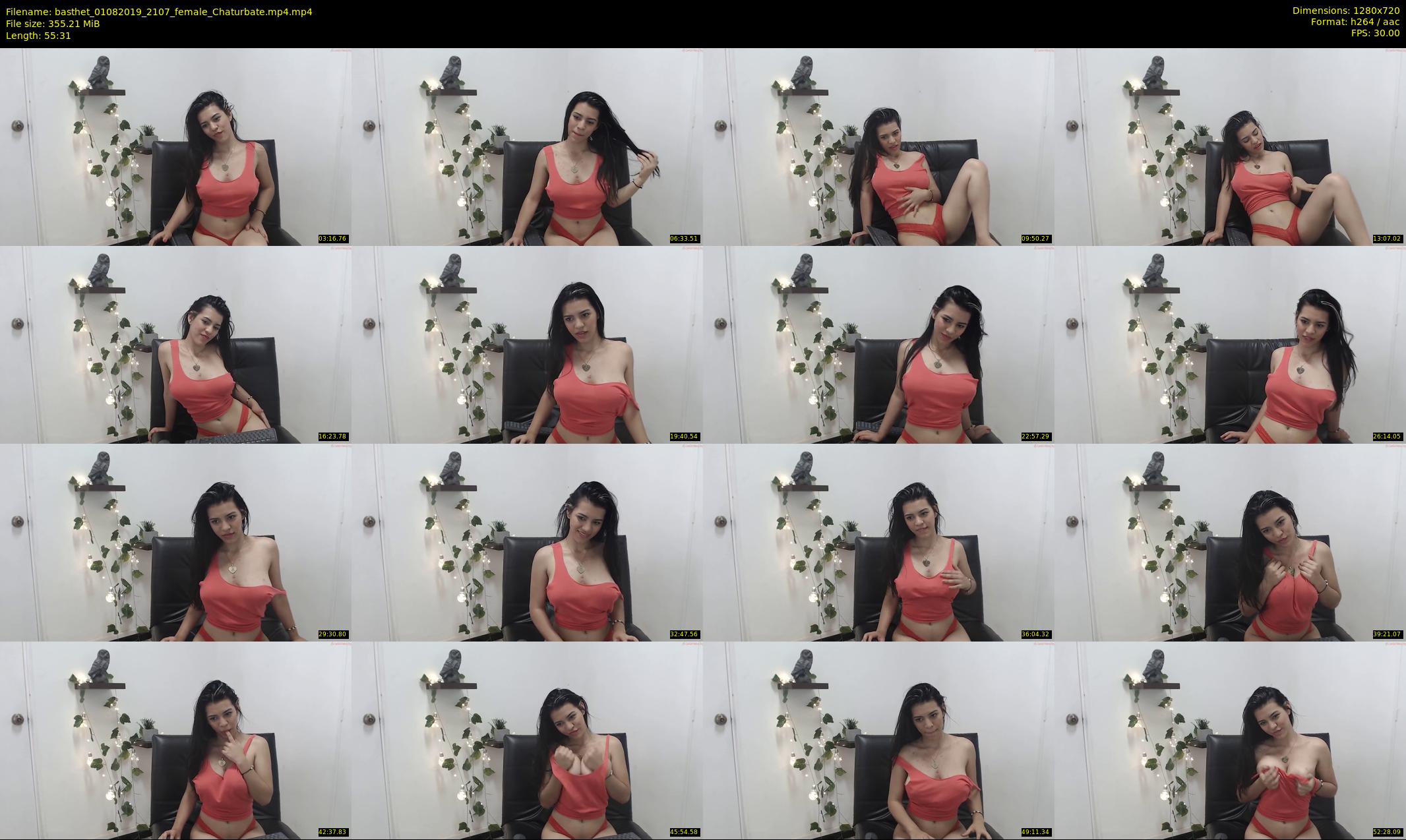 basthet — 56 minute Chaturbate female cam show recording, 720p, Aug 1, 2019
