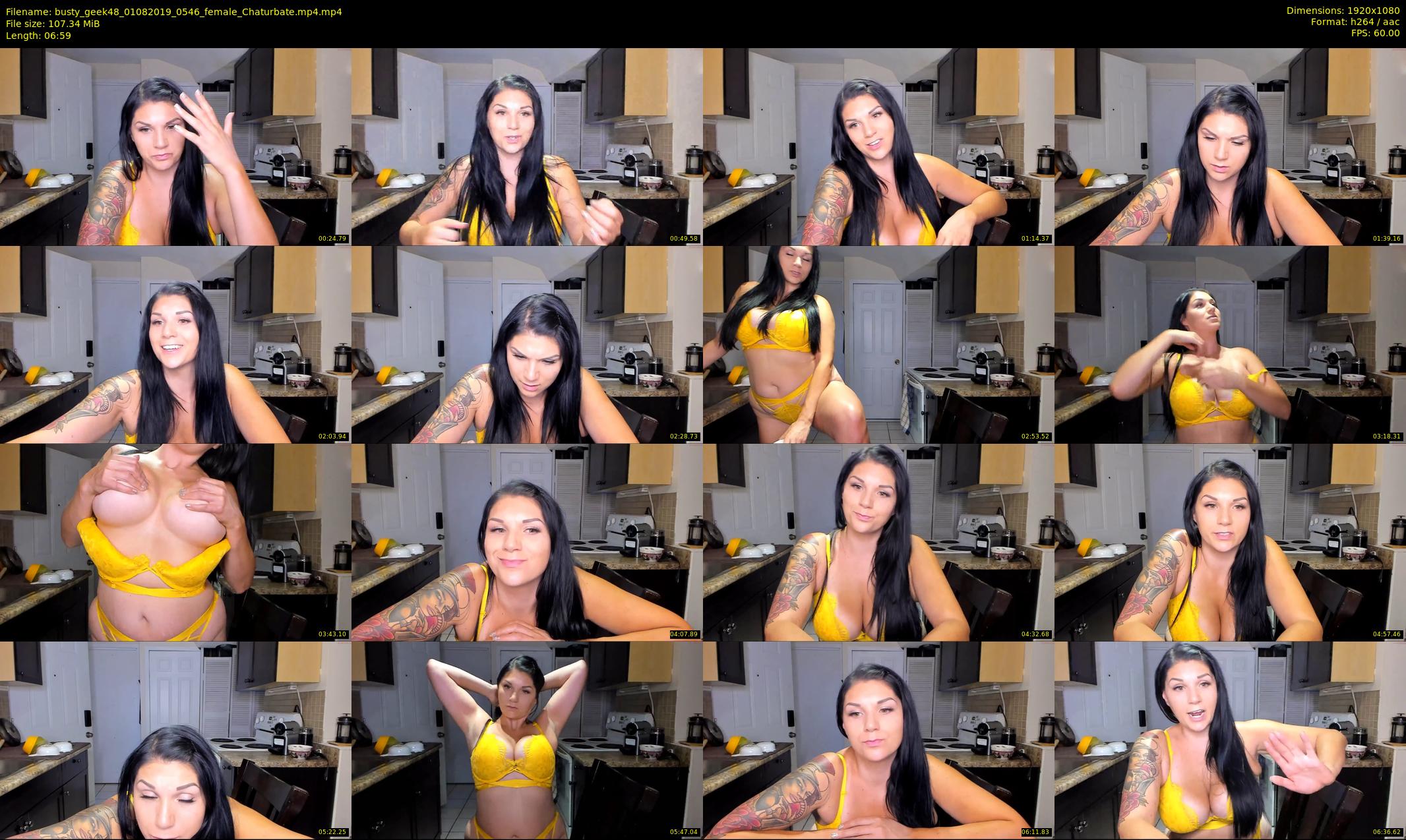 busty_geek48 — 7 minute Chaturbate female cam show recording, 1080p, Aug 1, 2019