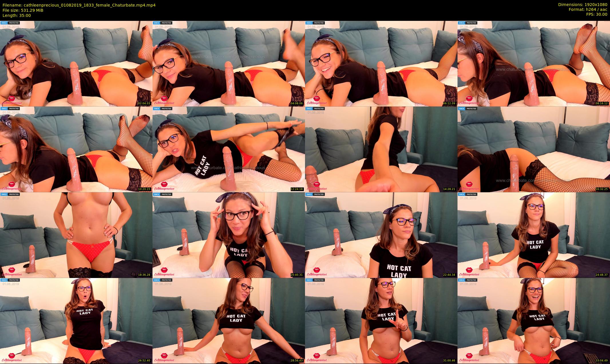 cathleenprecious — 35 minute Chaturbate female cam show recording, 1080p, Aug 1, 2019