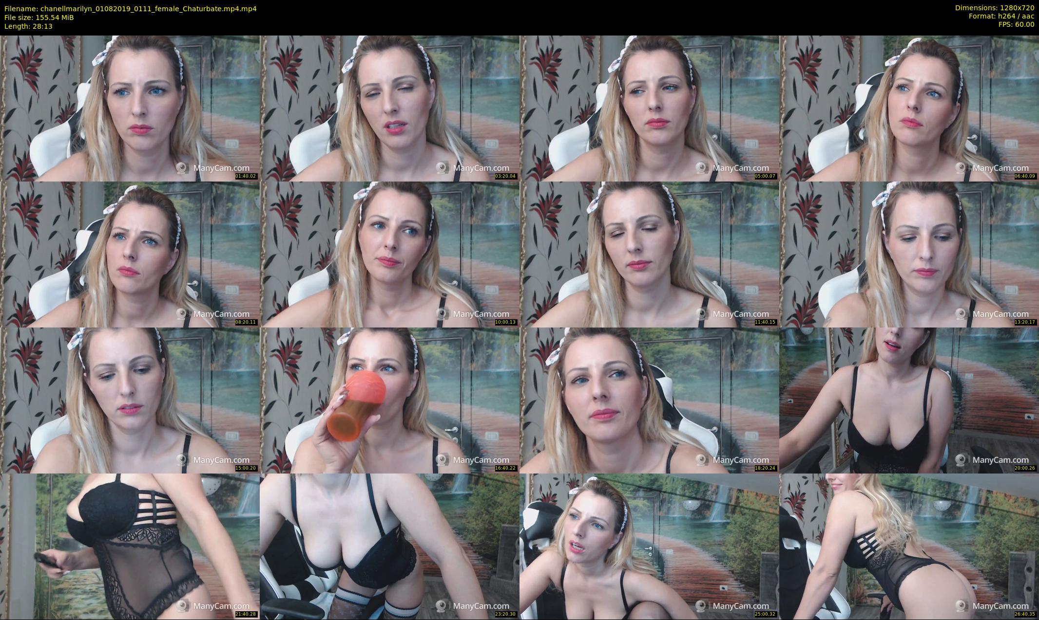 chanellmarilyn — 29 minute Chaturbate female cam show recording, 720p, Aug 1, 2019