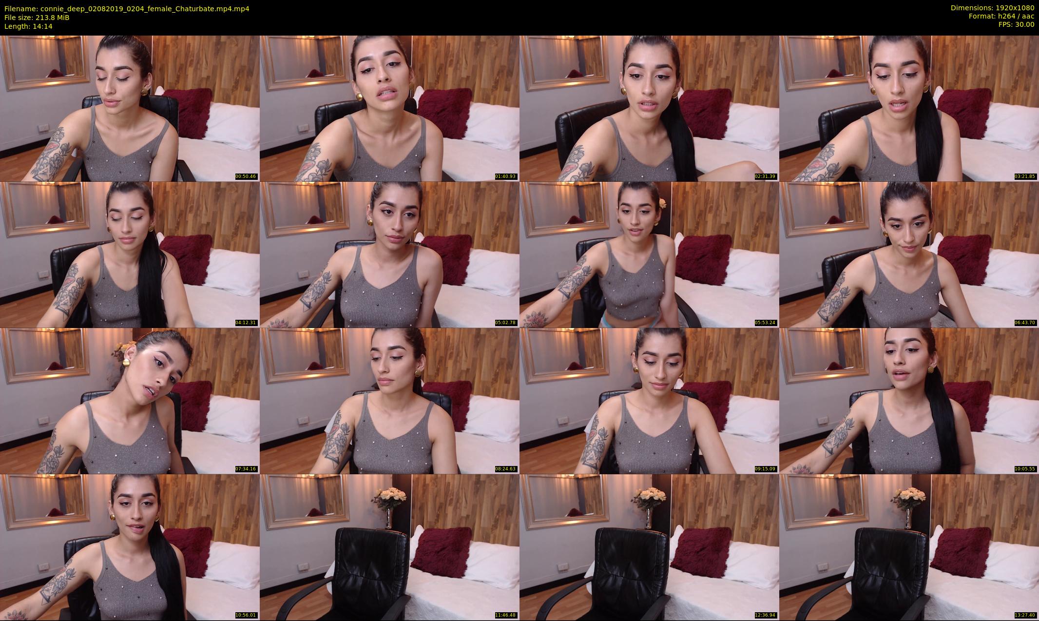 connie_deep — 15 minute Chaturbate female cam show recording, 1080p, Aug 2, 2019