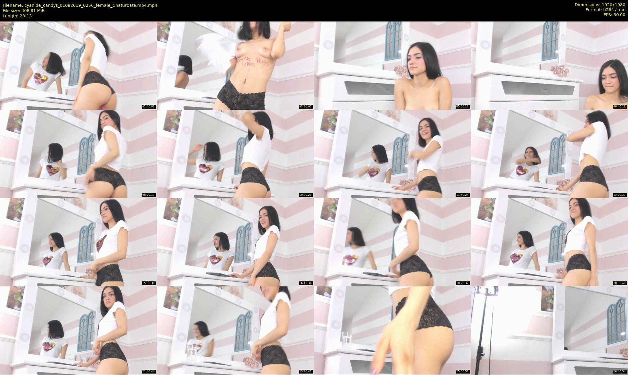 cyanide_candys — 29 minute Chaturbate female cam show recording, 1080p, Aug 1, 2019